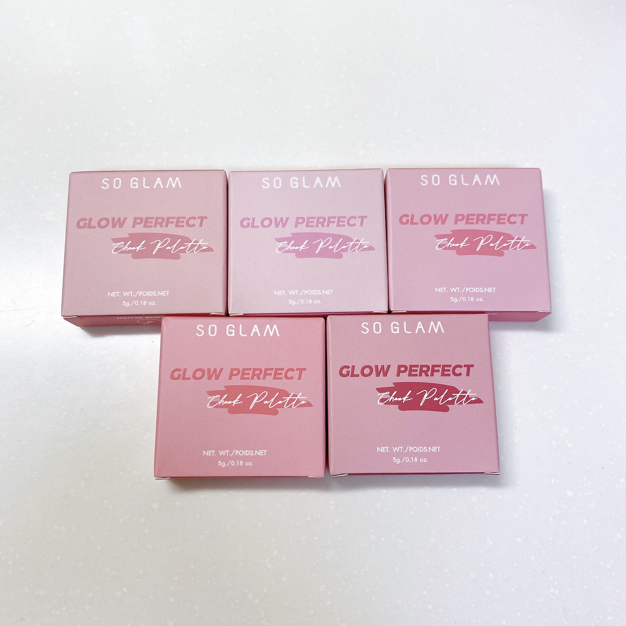 Glow Perfect Cheek Pallet/SO GLAM/ジェル・クリームチークを使ったクチコミ（1枚目）