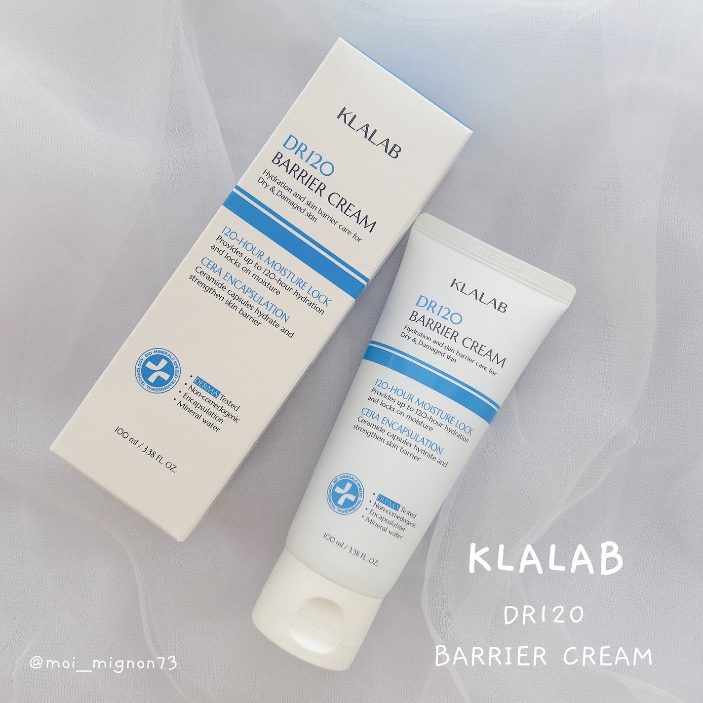 ディーアール120 バリアクリーム/KLALAB/フェイスクリームを使ったクチコミ(1枚目)