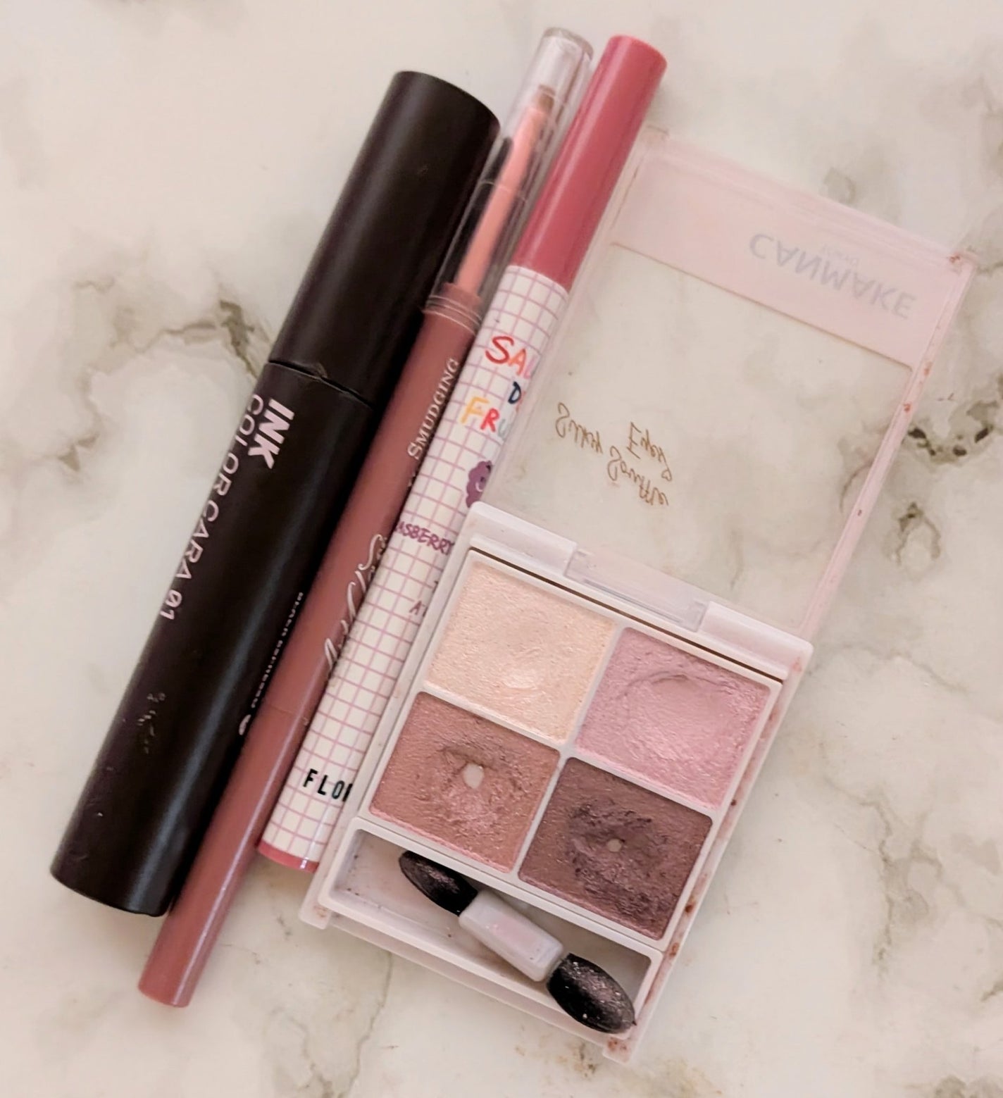 シルキースフレアイズ/キャンメイク/アイシャドウパレットを使ったクチコミ(1枚目)