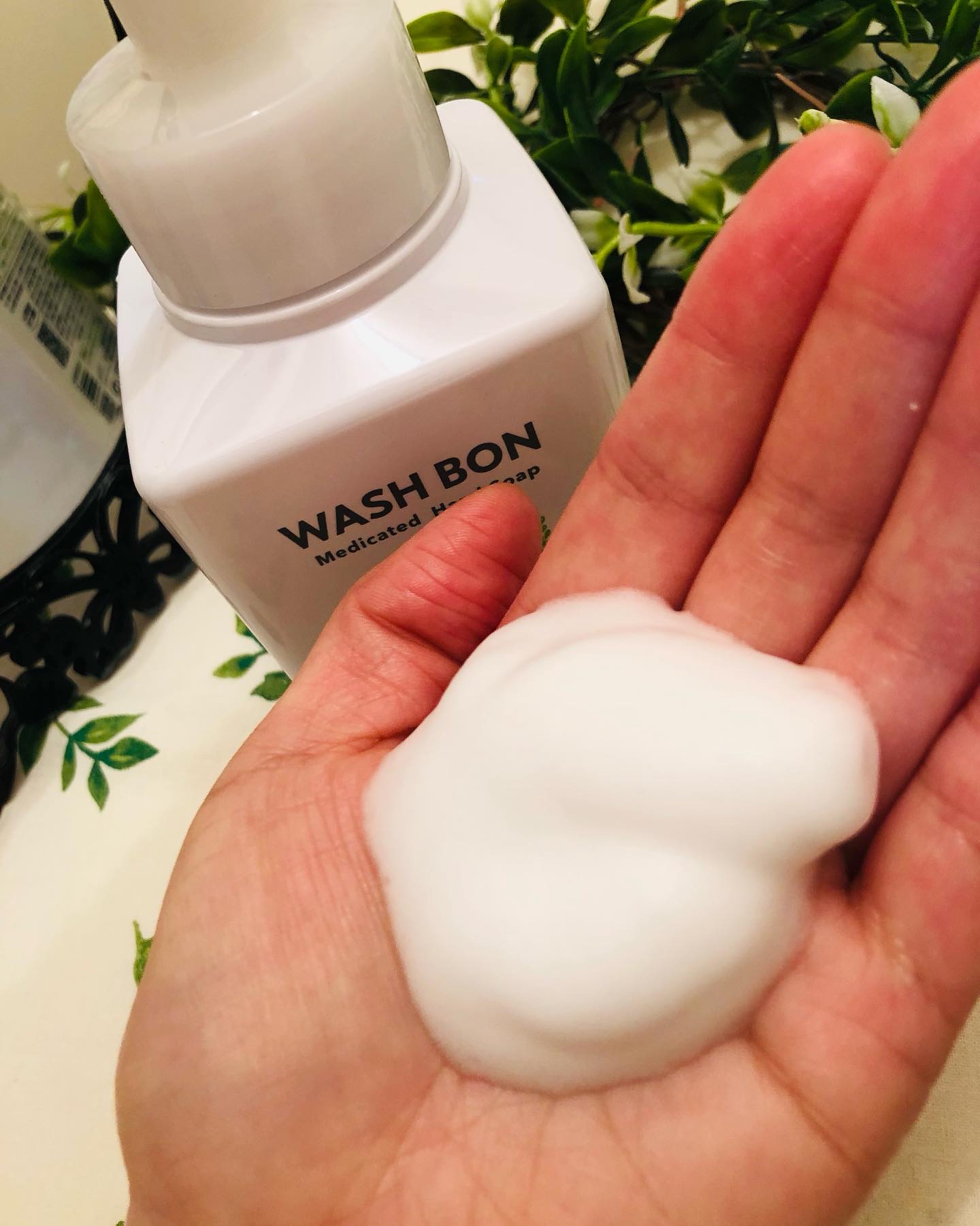 ウォシュボン ハーバル薬用ハンドソープ/サラヤ/ハンドソープを使ったクチコミ（2枚目）