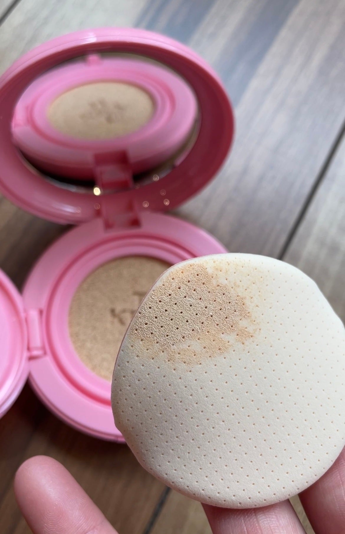 ピンクマグネットクッション/KEYTH/クッションファンデーションを使ったクチコミ(3枚目)