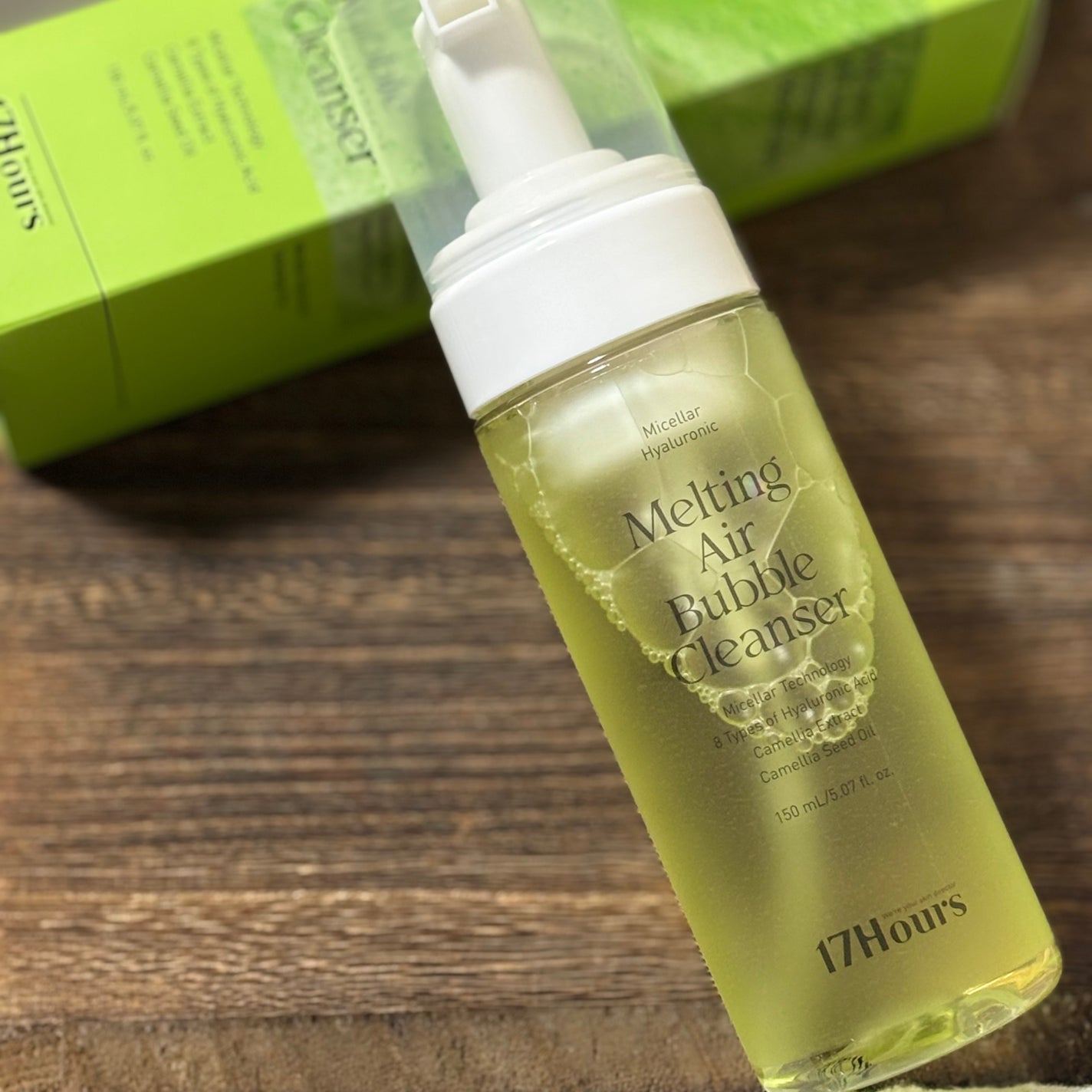 メルティングエアバブルクレンザー/17Hours/その他洗顔料を使ったクチコミ(2枚目)