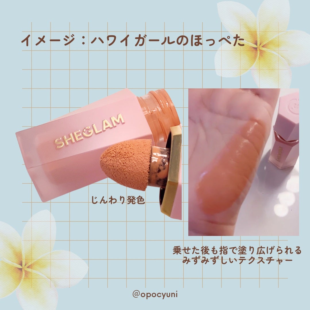 シーグラム カラーブルーム リキッドブラッシュ/SHEGLAM/リキッドチークを使ったクチコミ(3枚目)