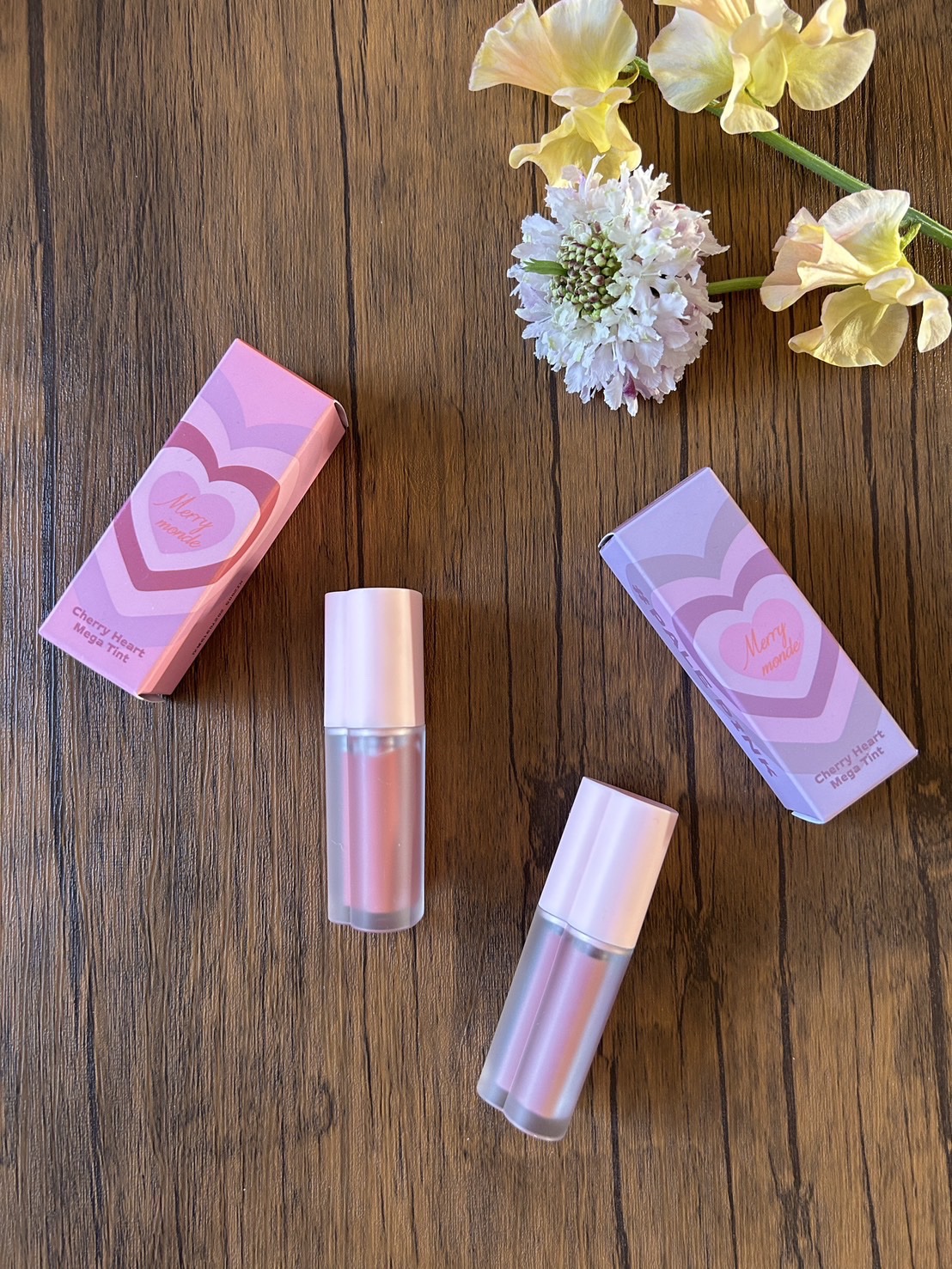 チェリーハート メガティント/Merrymonde/リップティントを使ったクチコミ（2枚目）