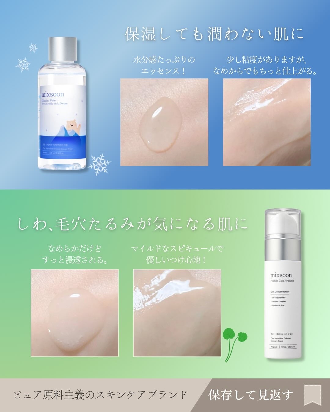 氷河水 ヒアルロン酸セラム/mixsoon/美容液を使ったクチコミ(4枚目)
