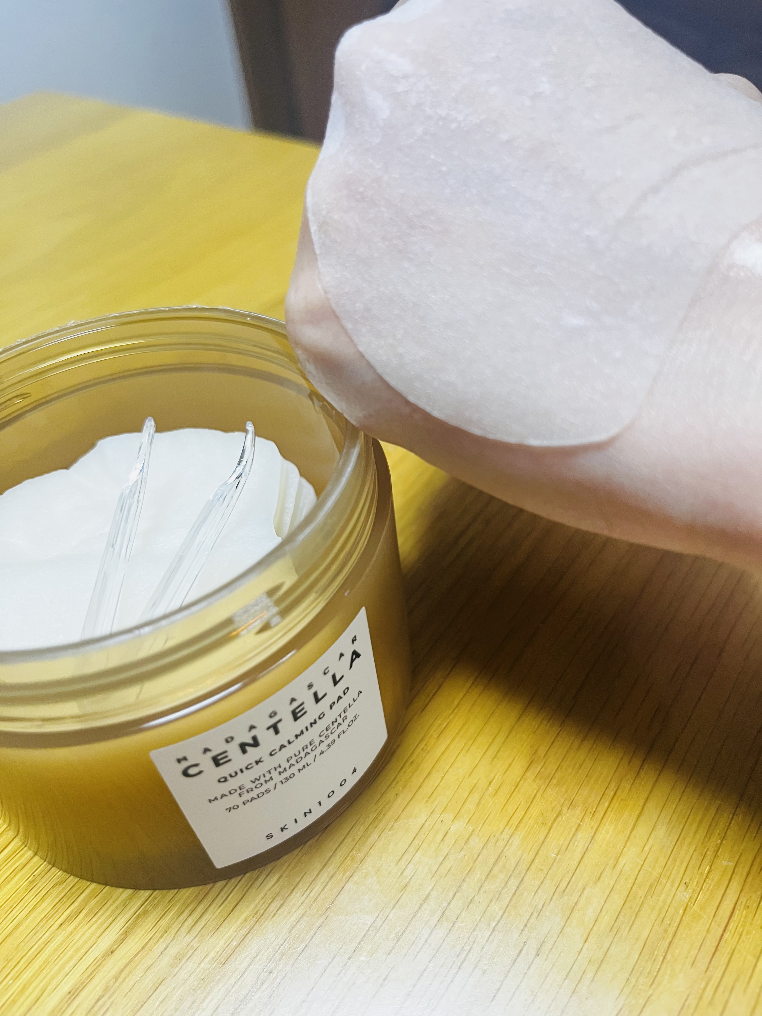 センテラ クイックカーミングパッド/SKIN1004/トナーパッドを使ったクチコミ（2枚目）