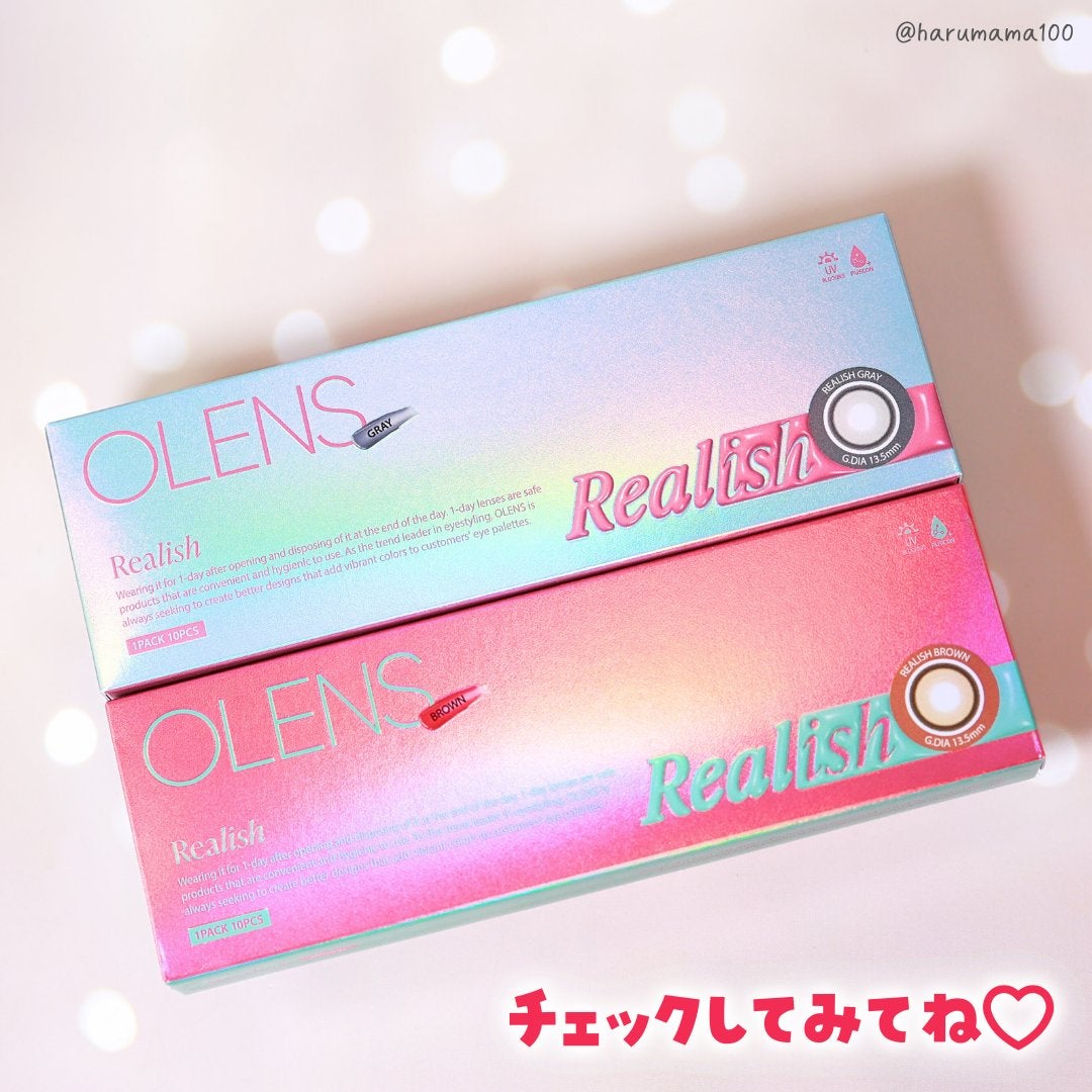 Realish 1day/OLENS/ワンデー(1DAY)カラコンを使ったクチコミ(4枚目)
