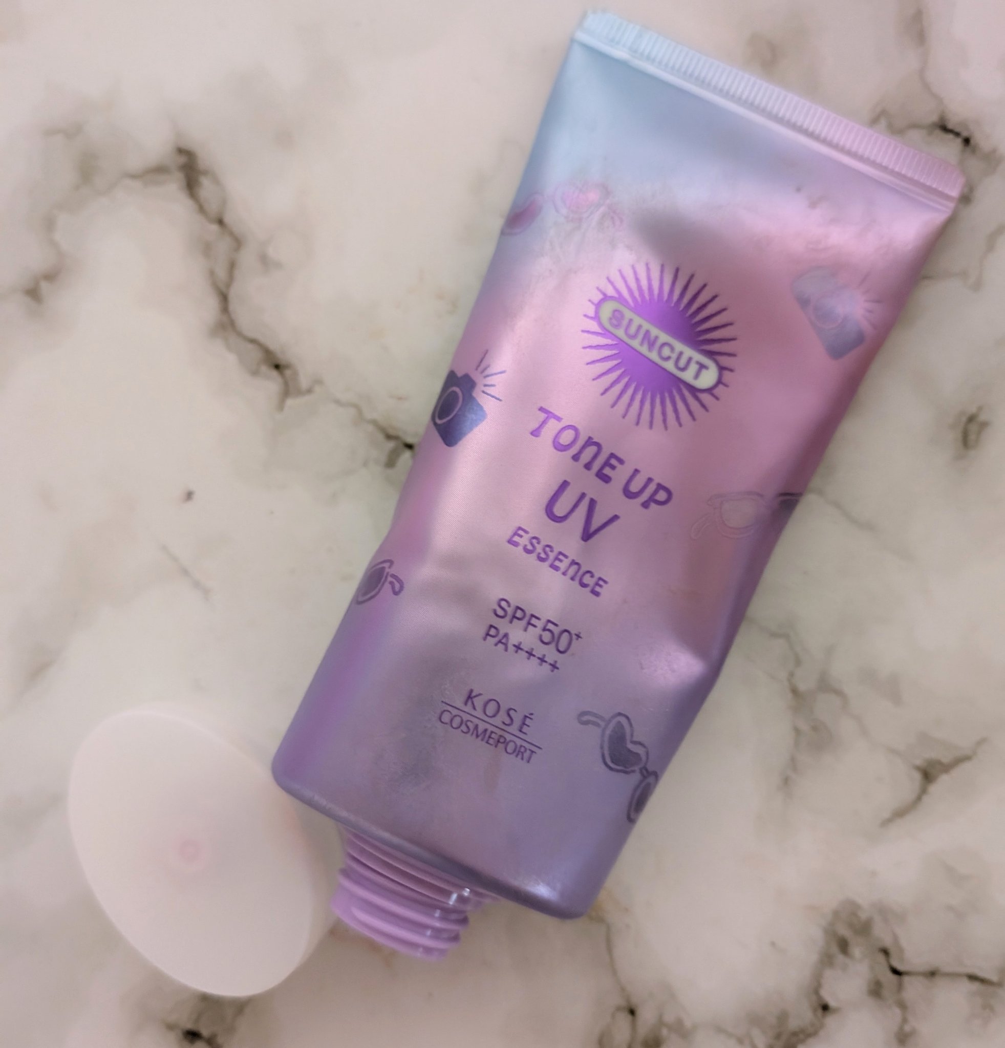 サンカットR トーンアップUV エッセンス ラベンダー/サンカット®/日焼け止めローションを使ったクチコミ（1枚目）