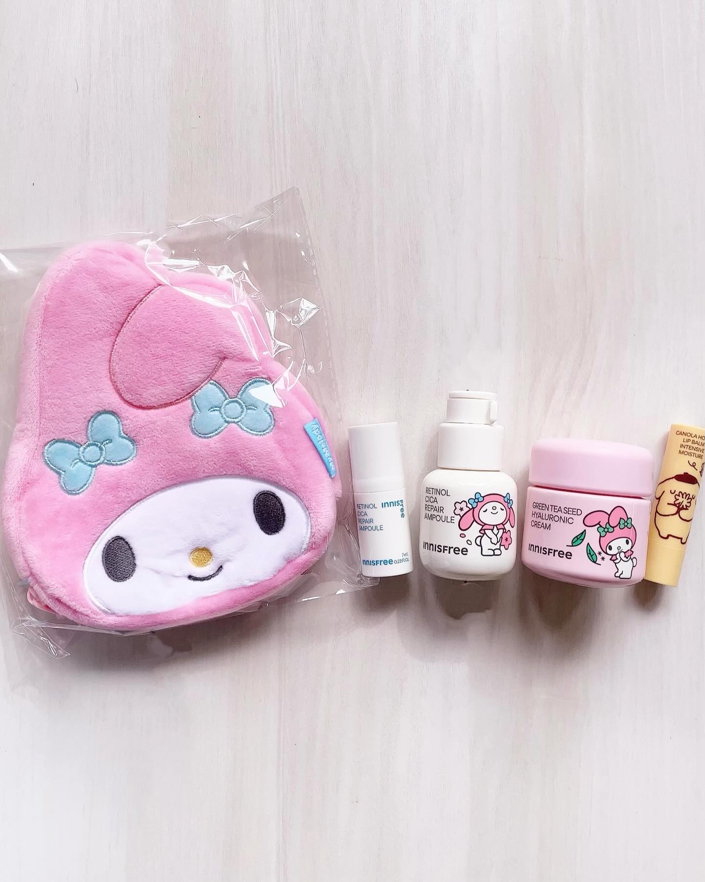 グリーンティーシード　ヒアルロン　クリーム マイメロディ限定コラボレーションパッケージ（50ｍL）/innisfree/フェイスクリームを使ったクチコミ（1枚目）