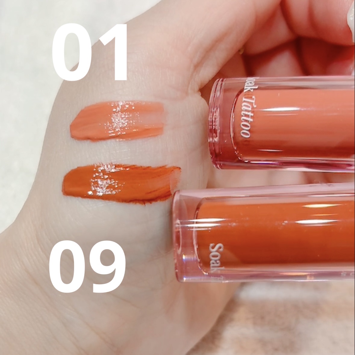 Soak Tattoo Tint/フォレンコス/リップグロスを使ったクチコミ（3枚目）