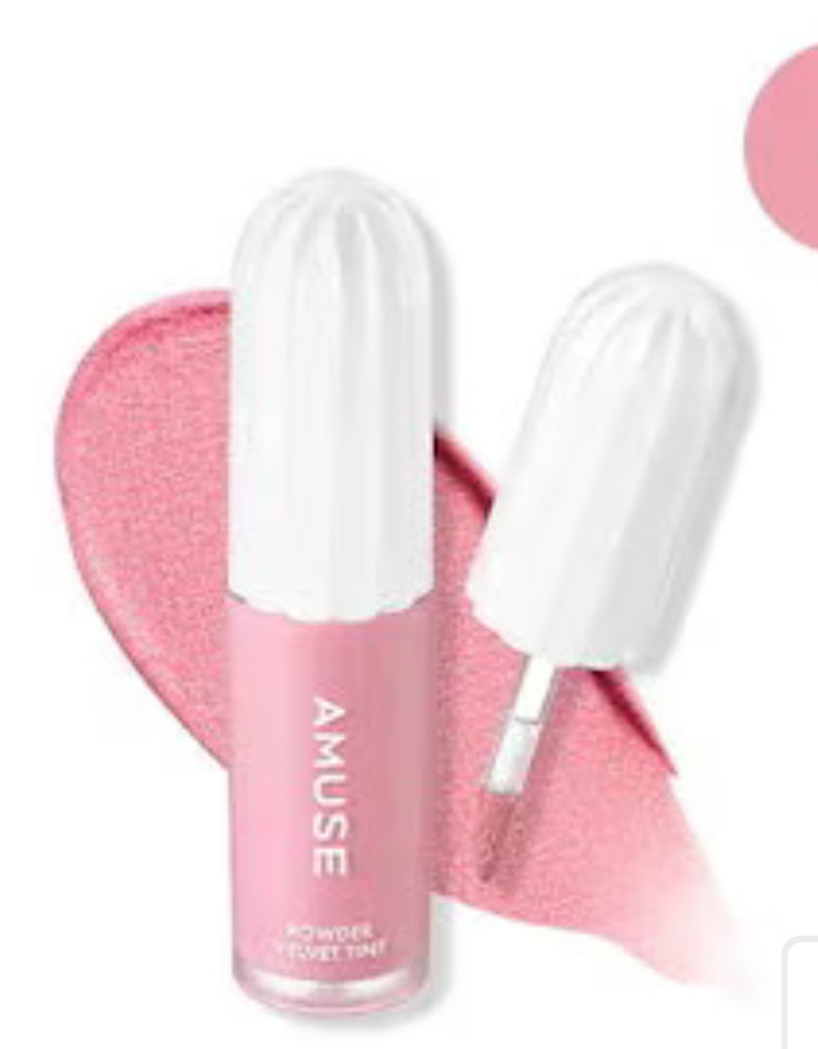 パウダーベルベットティント/AMUSE/リップティントを使ったクチコミ(1枚目)