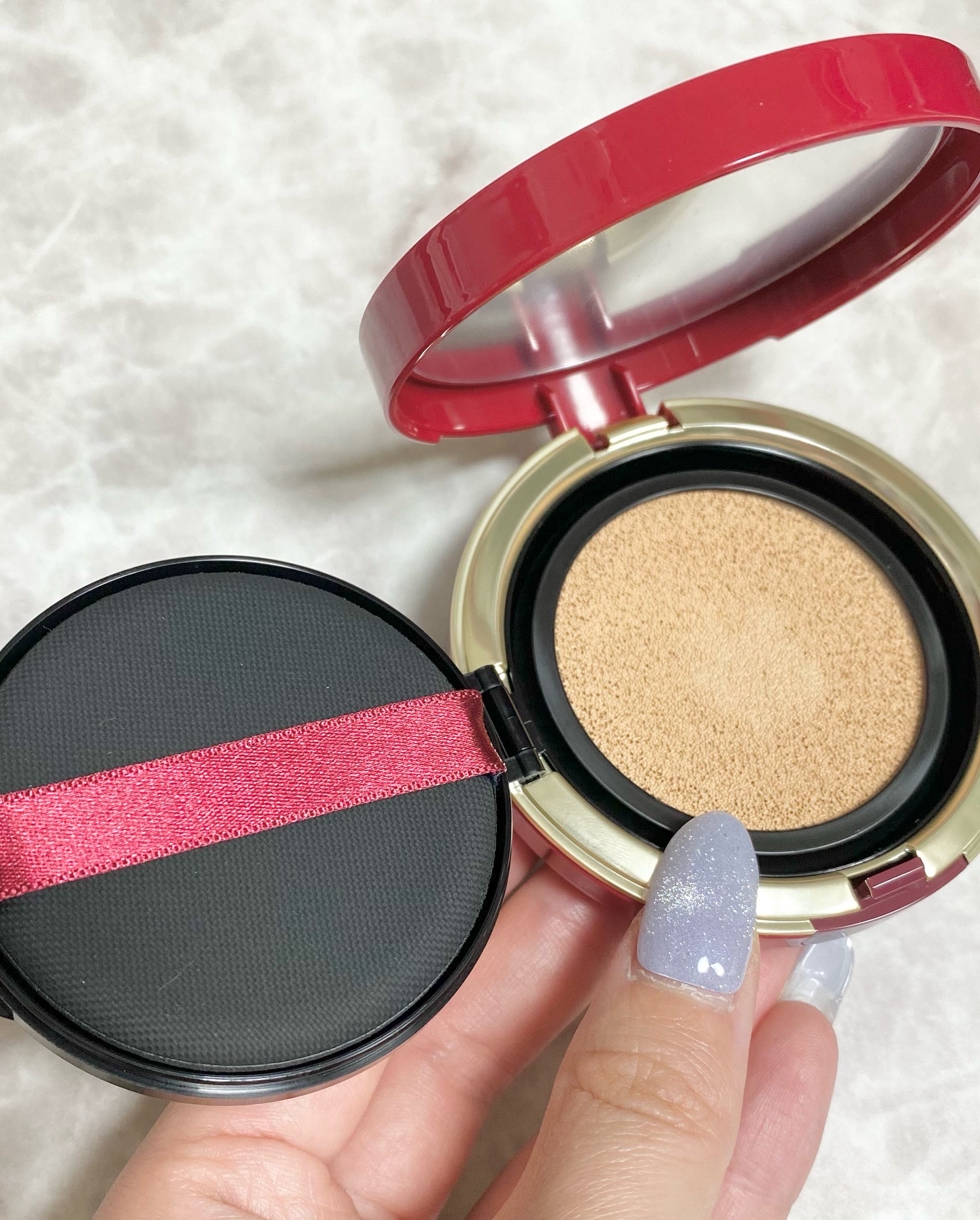 インテグレート プロフィニッシュクッション/インテグレート/クッションファンデーションを使ったクチコミ（3枚目）