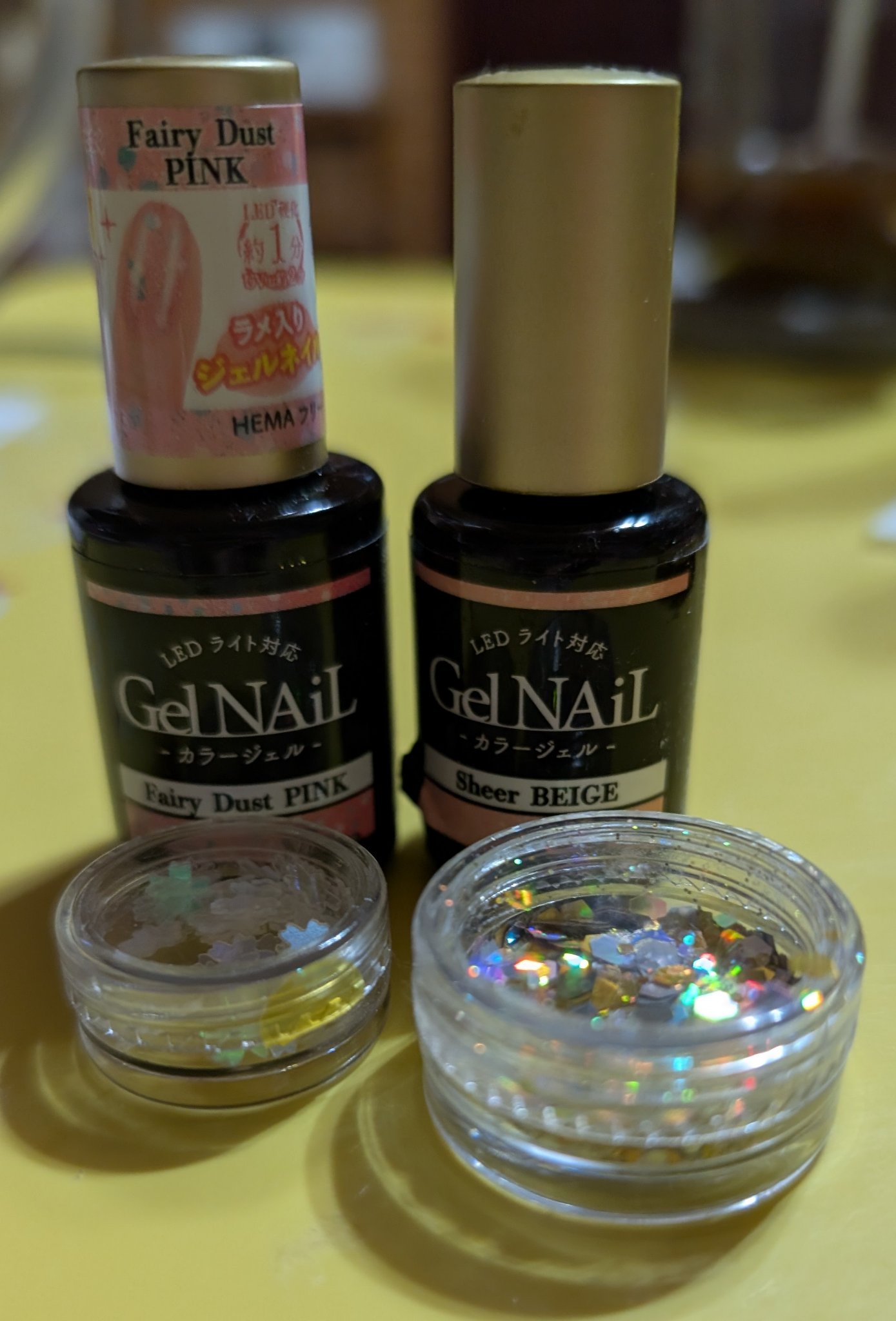 ジェルネイル シアーピンク/セリア/ジェルネイルを使ったクチコミ（2枚目）