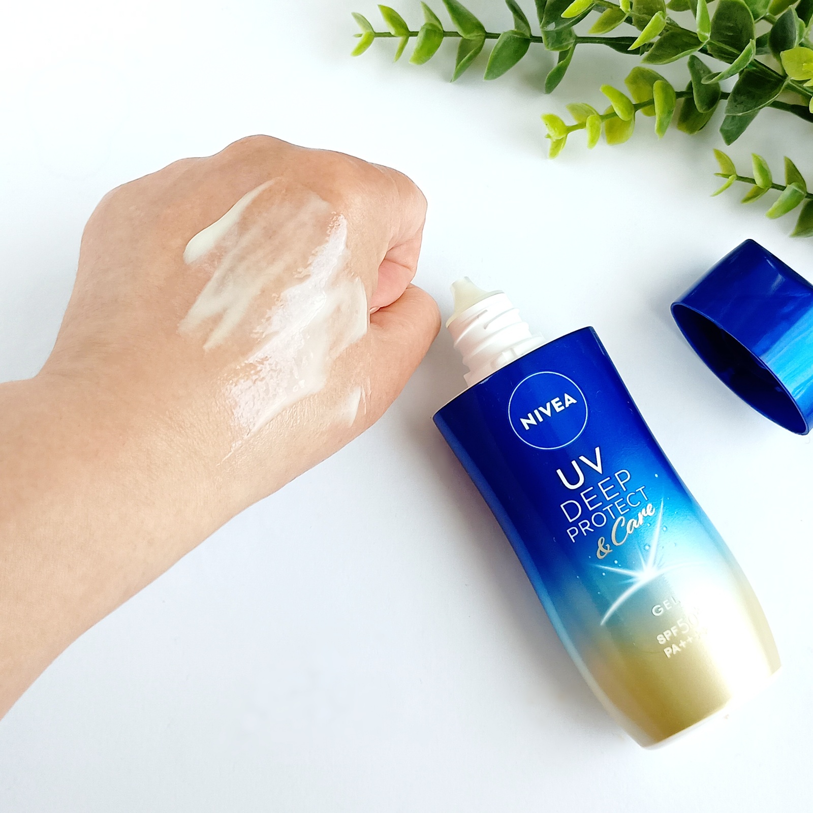 ニベアUV ディープ プロテクト＆ケア ジェル/ニベア/日焼け止めジェルを使ったクチコミ（3枚目）
