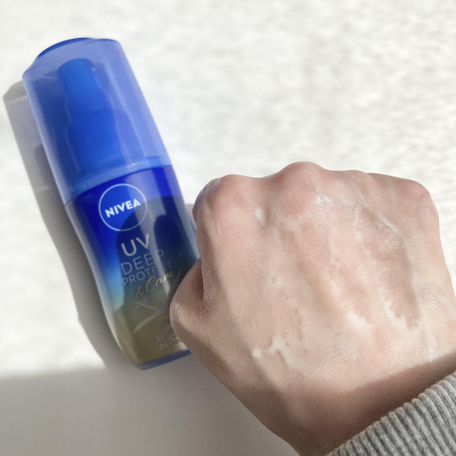 ニベアUV ディーププロテクト＆ケア ミルクミスト/ニベア/日焼け止めミスト・スプレーを使ったクチコミ（2枚目）