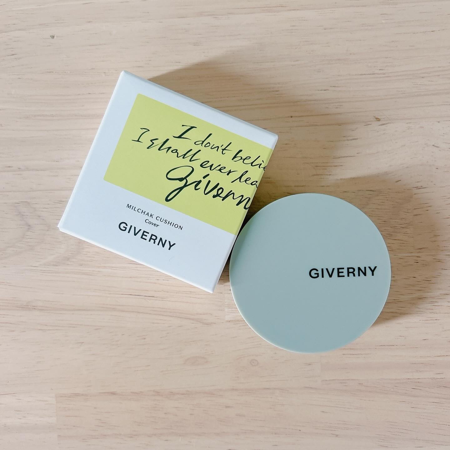 ジヴェルニー 密着カバークッション/GIVERNY/クッションファンデーションを使ったクチコミ（1枚目）
