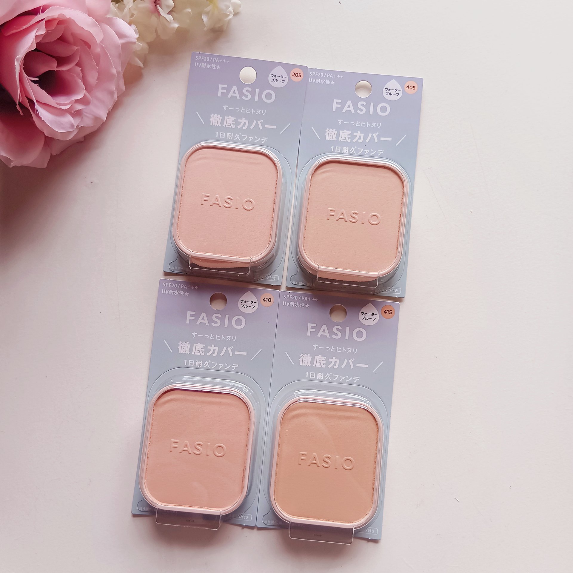 ヒトヌリカバー 耐久ファンデーション/FASIO/パウダーファンデーションを使ったクチコミ（2枚目）