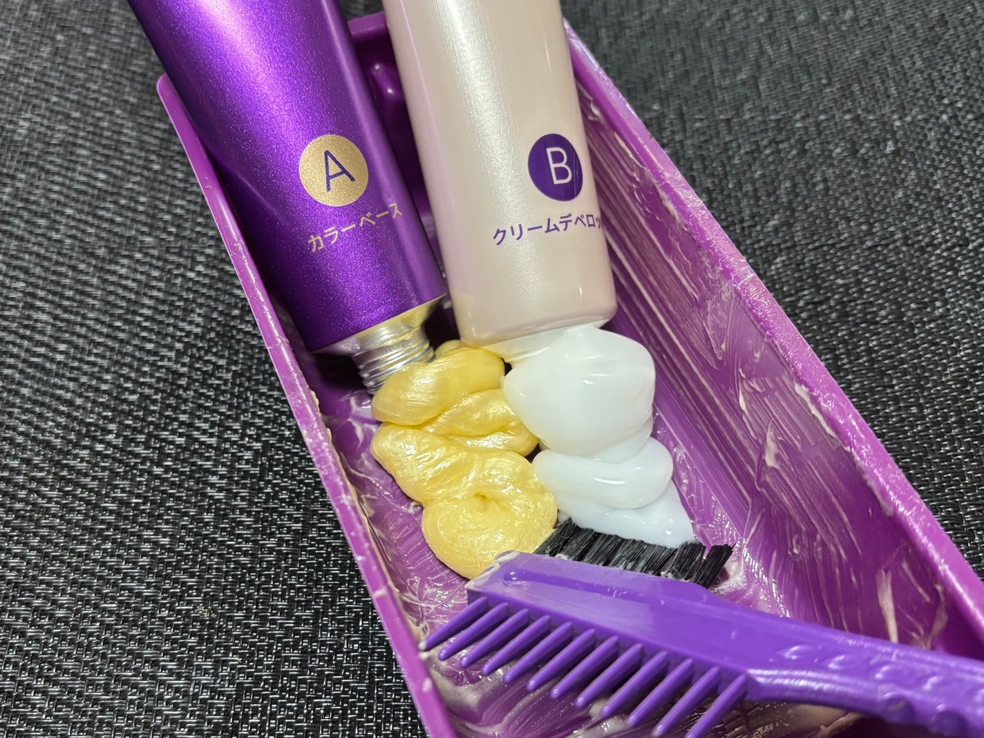 ウエラトーン ツープラスワン クリームタイプ/ウエラ/ヘアカラーを使ったクチコミ(2枚目)