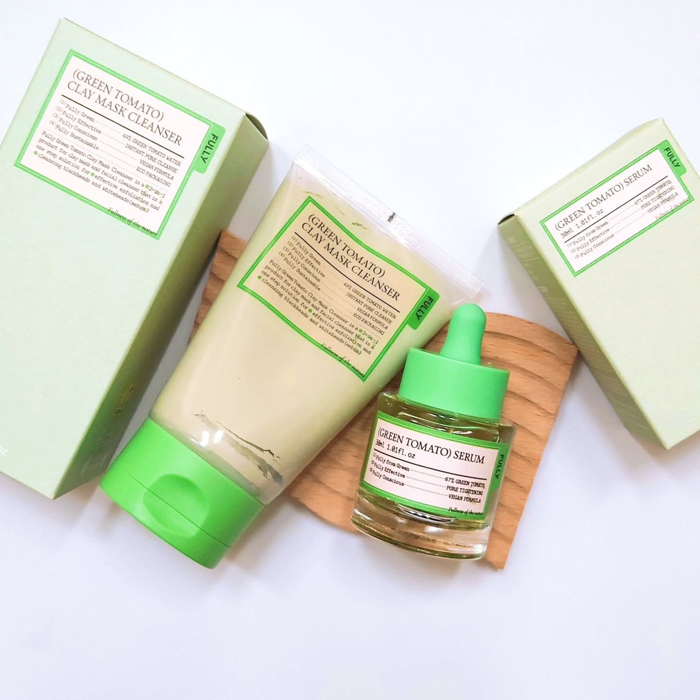 グリーントマトクレイマスククレンザー/FULLY/洗い流すパック・マスクを使ったクチコミ(9枚目)
