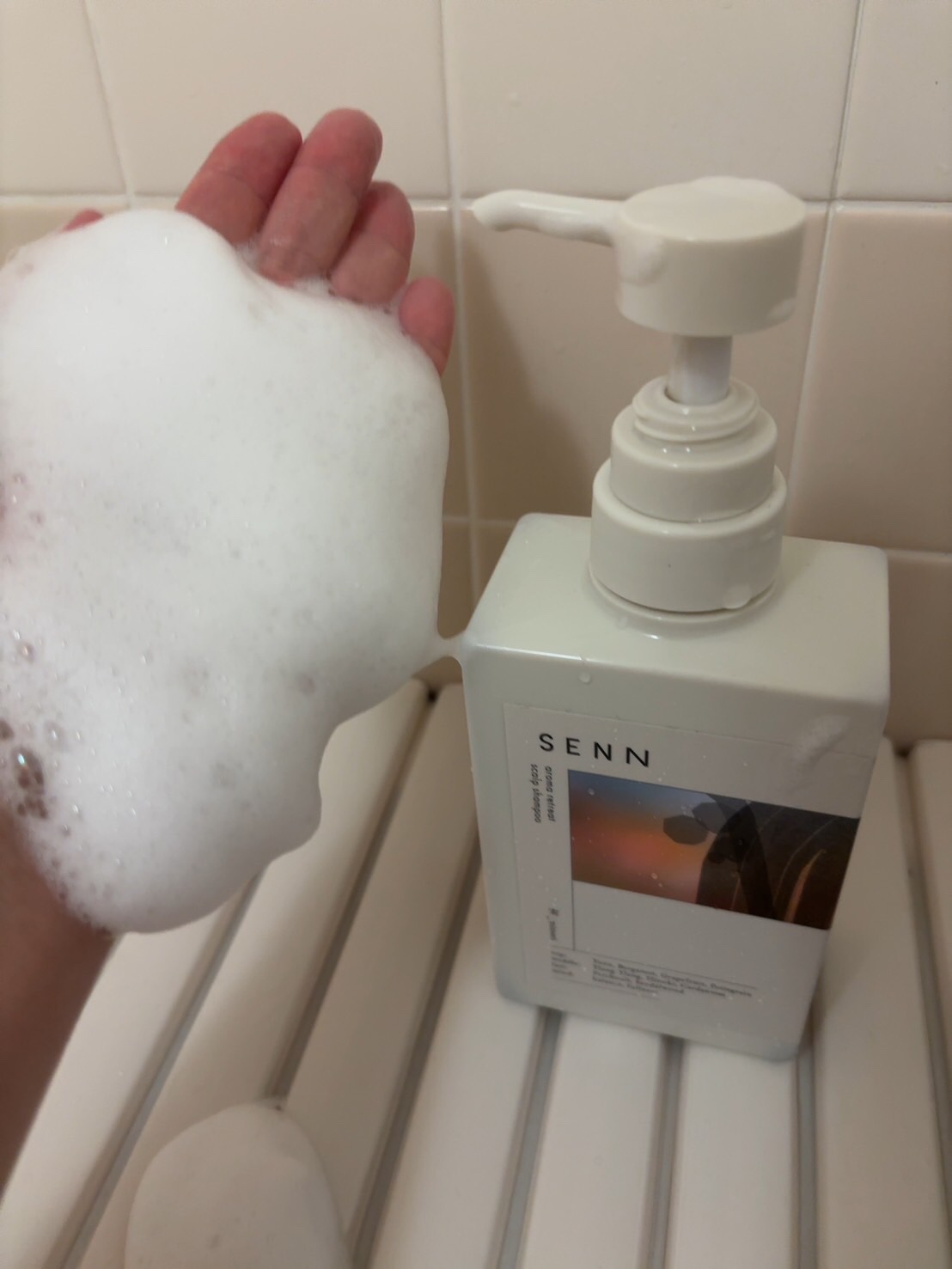 AROMA RETREAT SCALP TREATMENT SHAMPOO 実_minori/SENN/市販シャンプーを使ったクチコミ（3枚目）