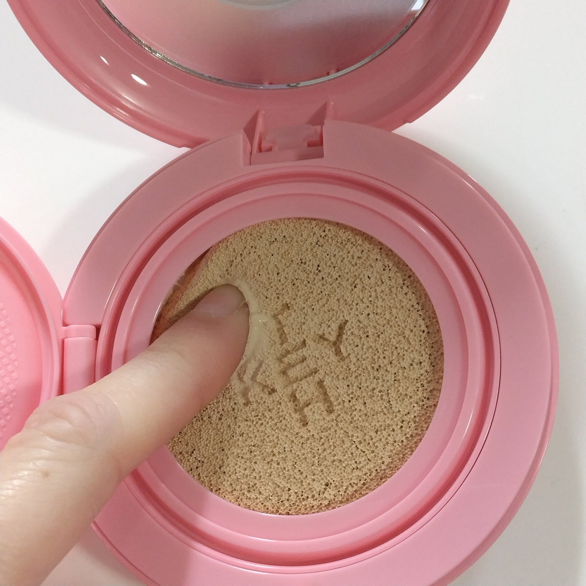 ピンクマグネットクッション/KEYTH/クッションファンデーションを使ったクチコミ（3枚目）