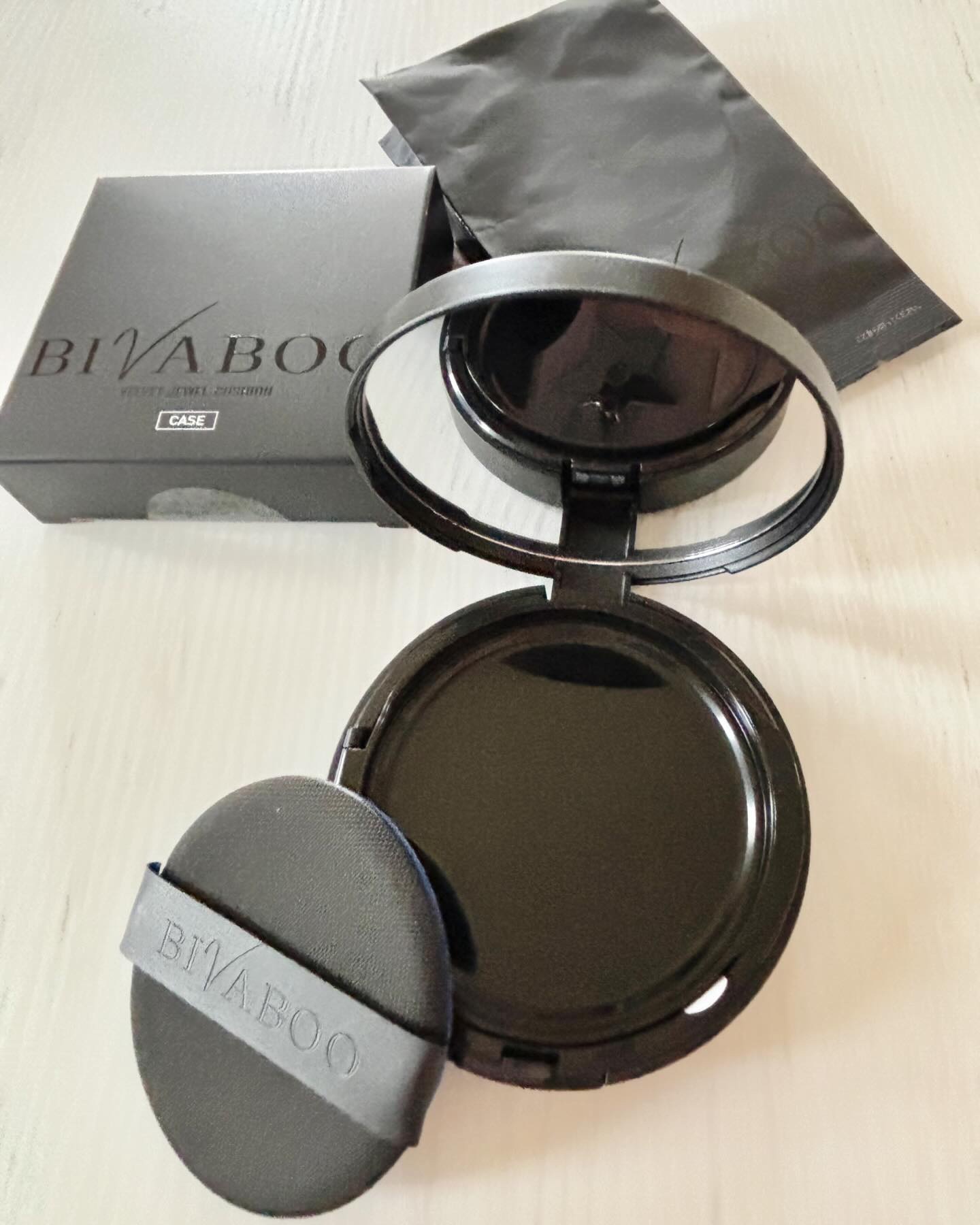 ベルベットジュエルクッション/BIVABOO/クッションファンデーションを使ったクチコミ（1枚目）