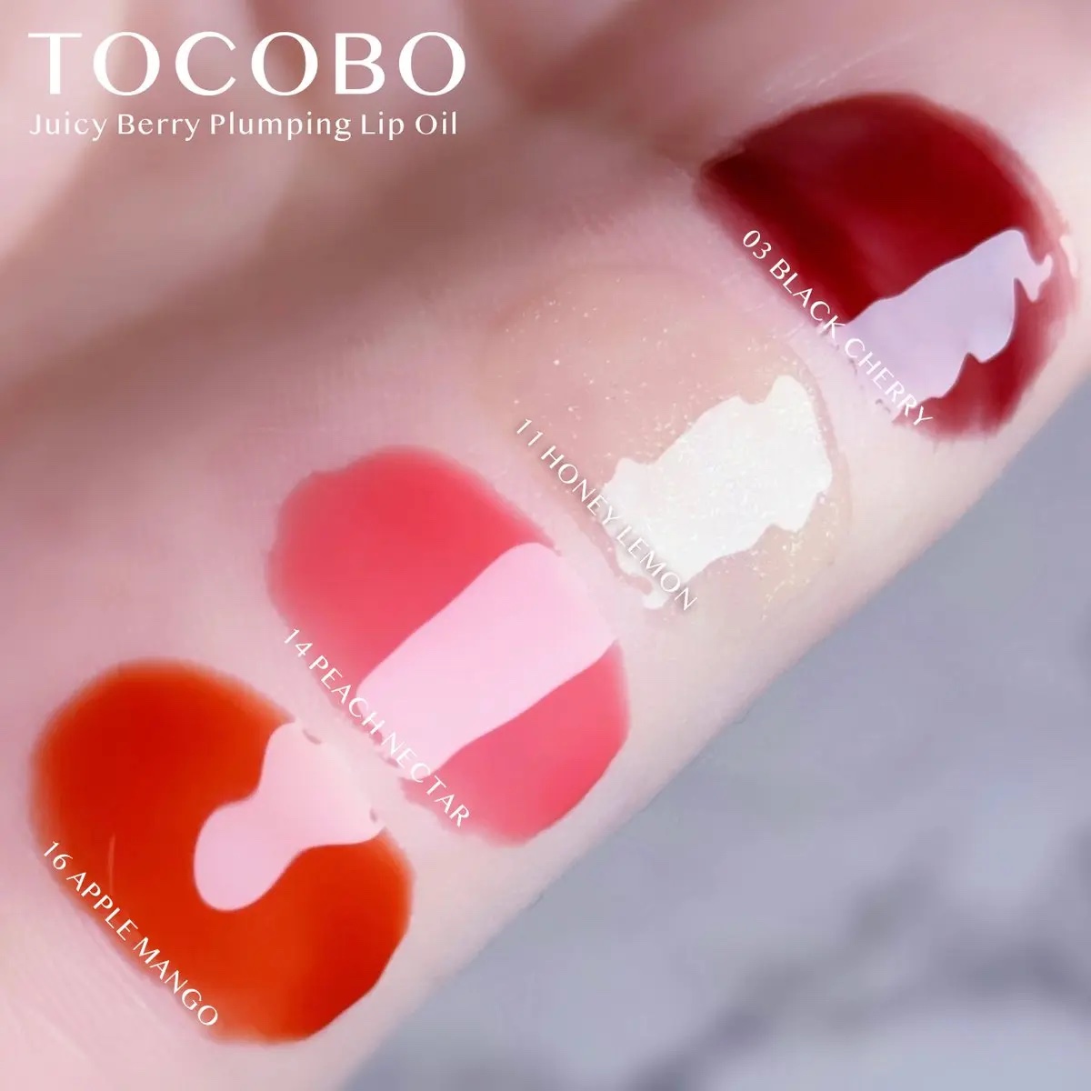 ジューシーベリープランピングリップオイル/TOCOBO/リップグロスを使ったクチコミ（2枚目）