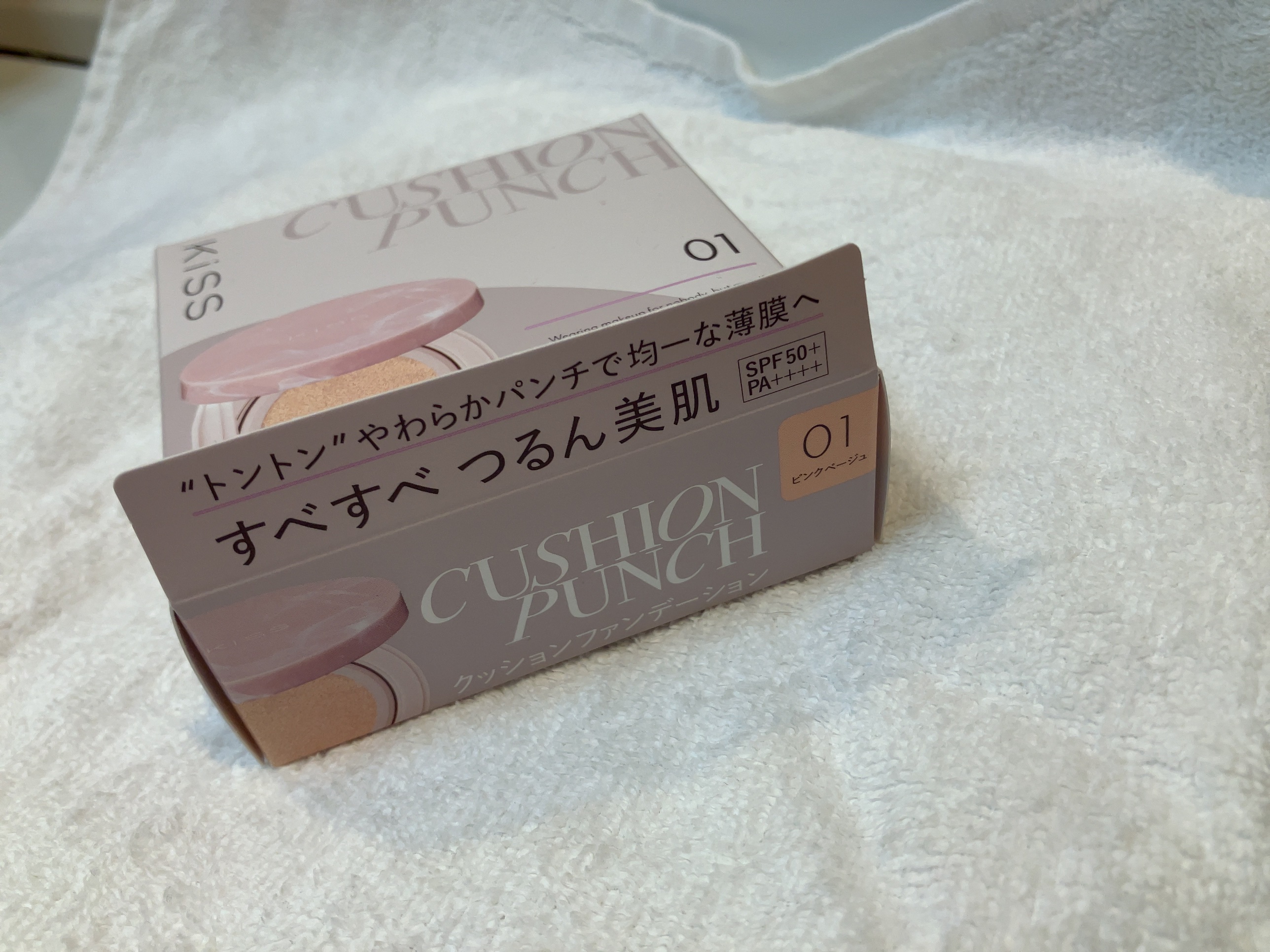 キス クッションパンチ/KiSS/クッションファンデーションを使ったクチコミ（1枚目）