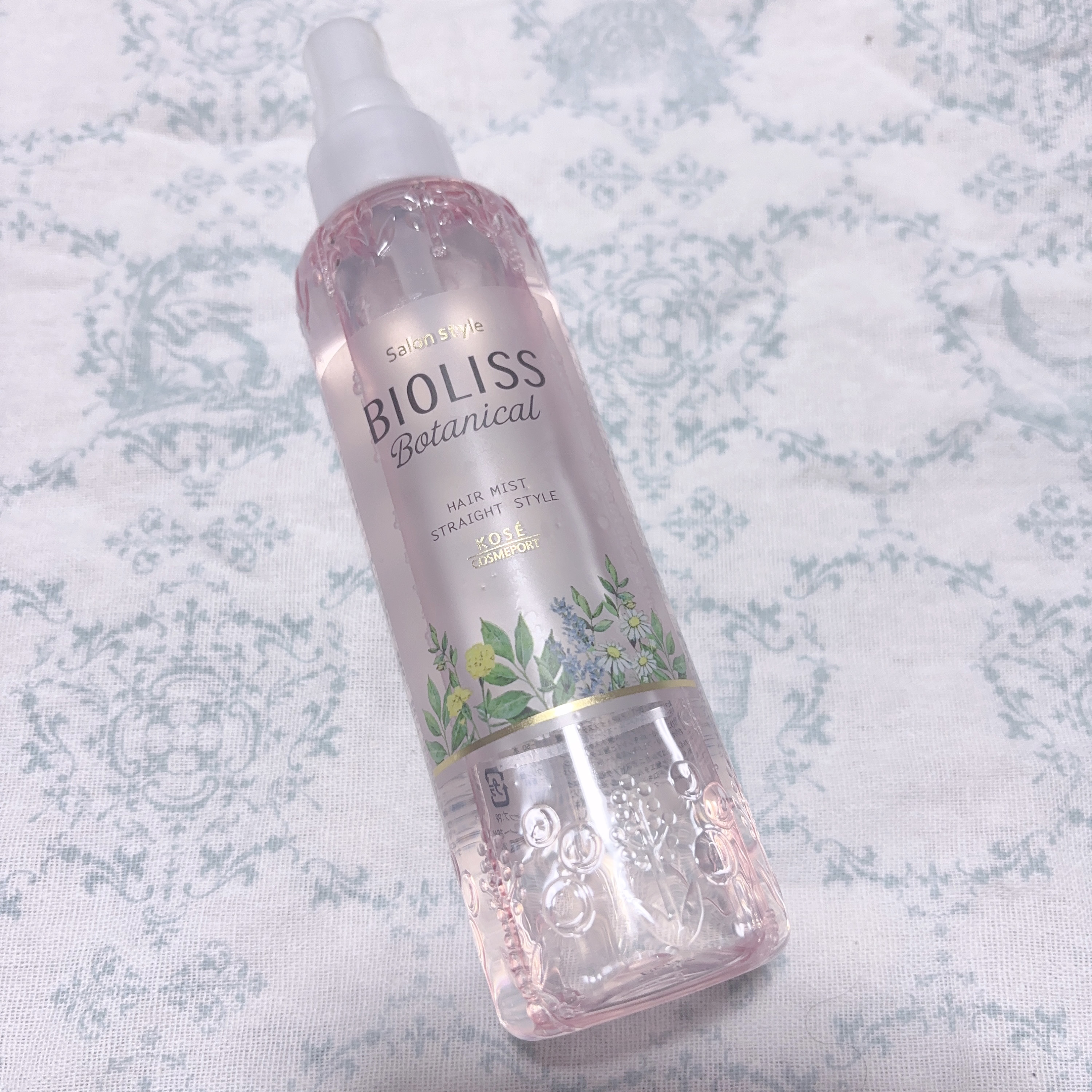 ボタニカル ヘアミスト(ストレートアイロン用)/SSビオリス/ヘアオイルを使ったクチコミ（1枚目）