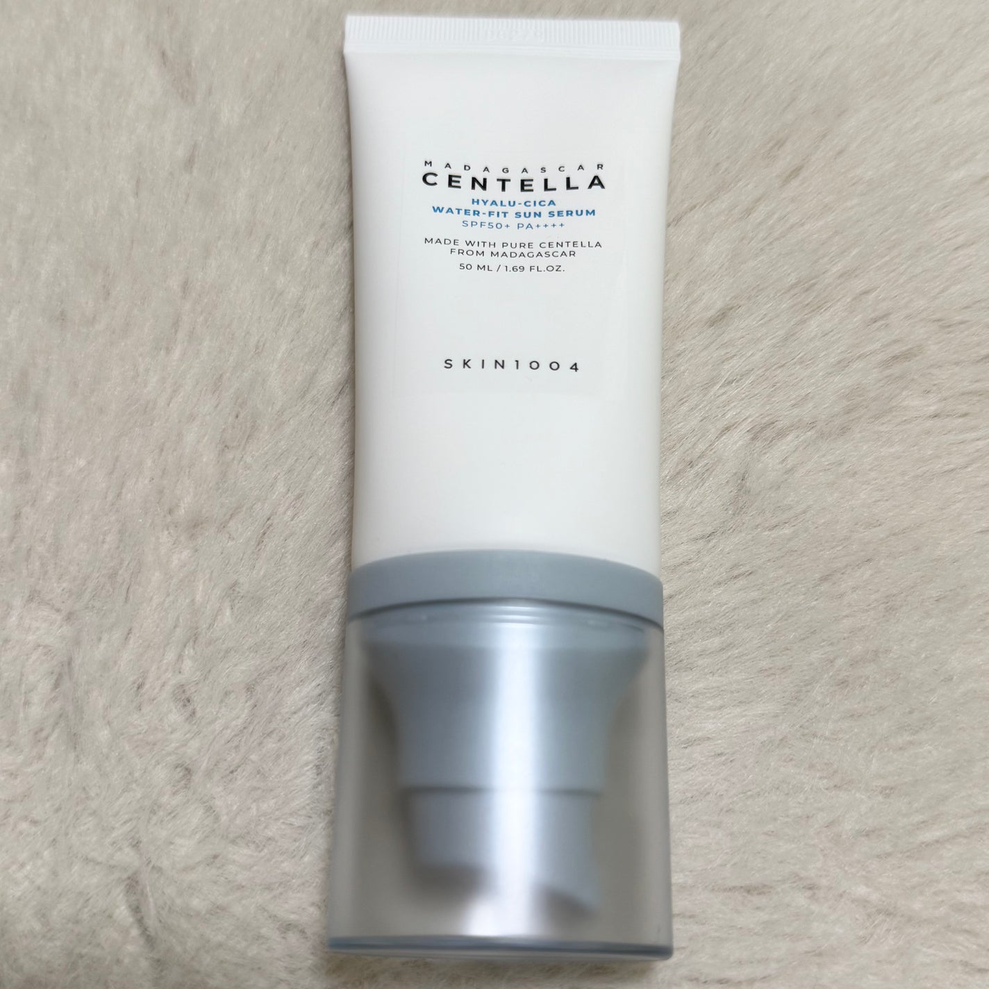 ヒアルーシカ ウォーターフィット サンセラム/SKIN1004/日焼け止めローションを使ったクチコミ(1枚目)