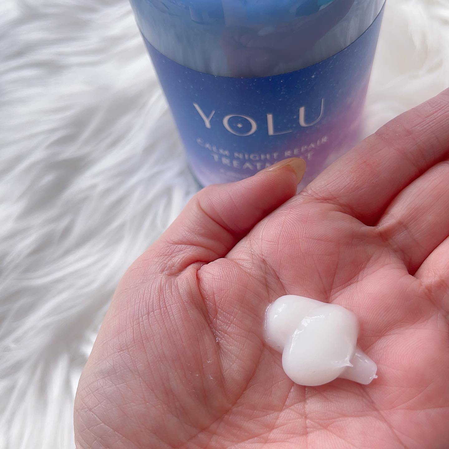 カームナイトリペアシャンプー／トリートメント/YOLU/シャンプー・コンディショナーを使ったクチコミ（2枚目）