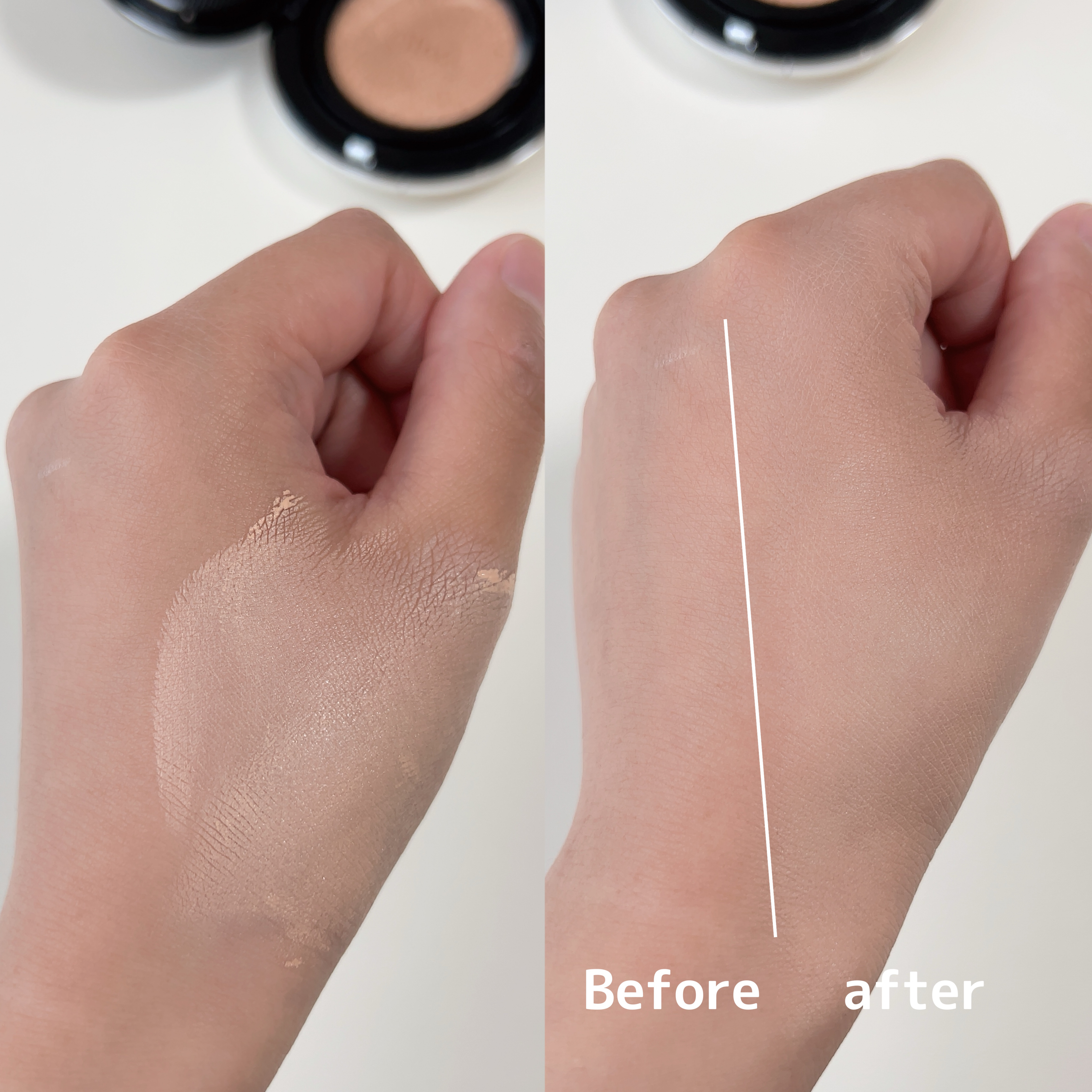 ポアパーフェクティング ミラームーンクッション/oiad/クッションファンデーションを使ったクチコミ（2枚目）