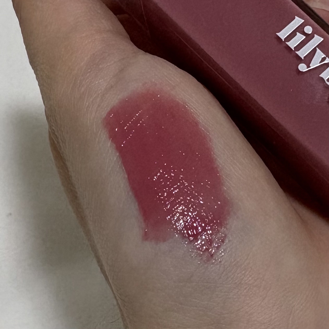 ブラッディライアー コーティングティント/lilybyred/リップティントを使ったクチコミ（2枚目）