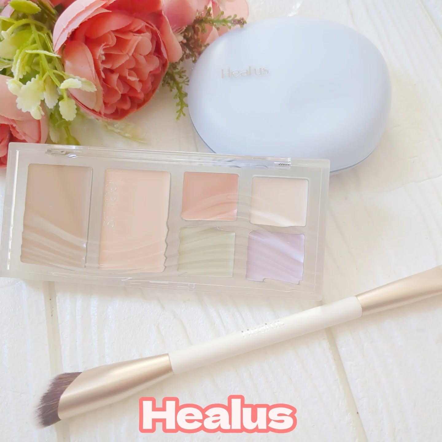 ブリージンググロークッション/Healus/クッションファンデーションを使ったクチコミ（1枚目）