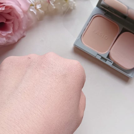 ヒトヌリカバー 耐久ファンデーション/FASIO/パウダーファンデーションを使ったクチコミ(6枚目)