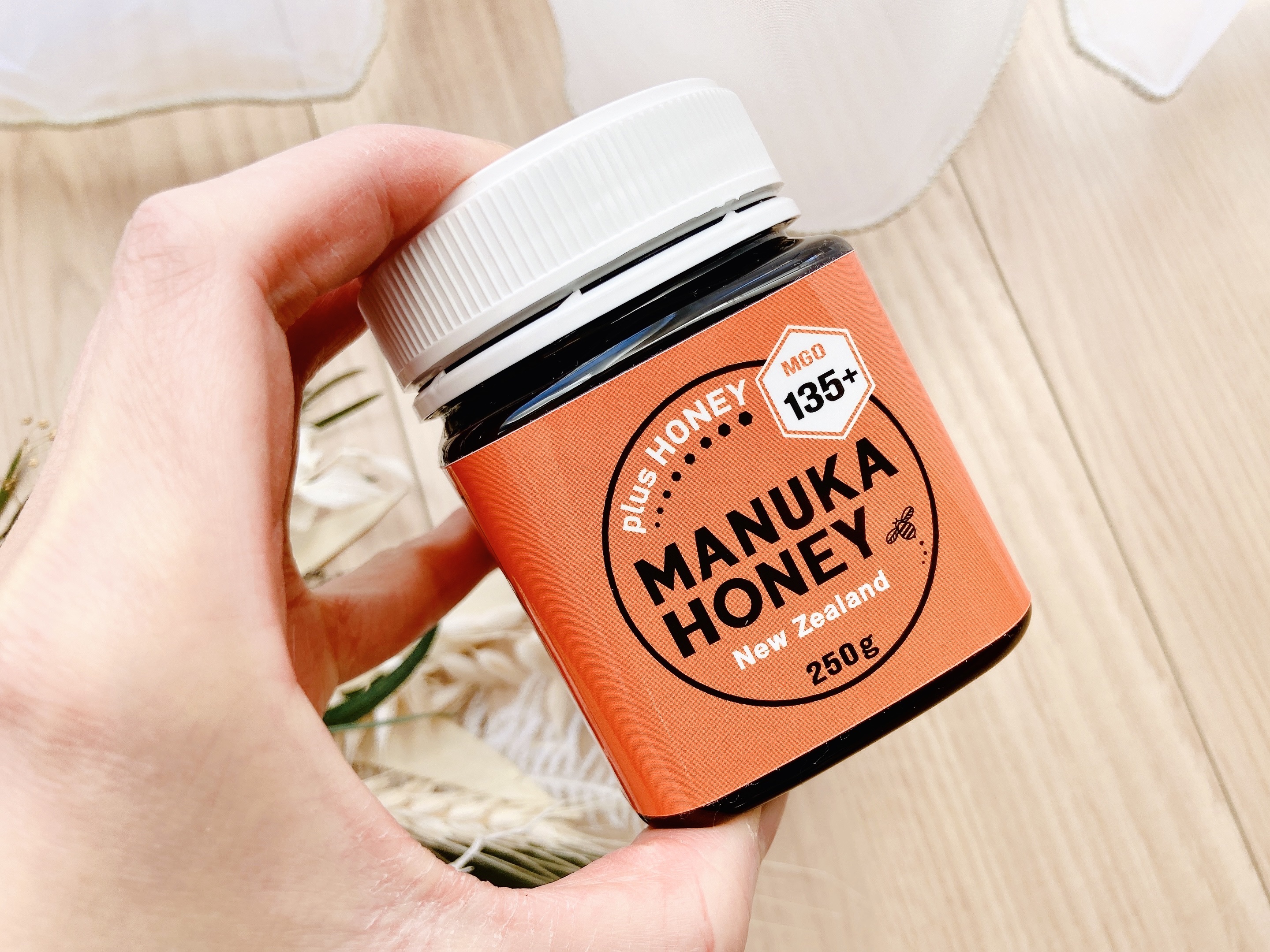 マヌカハニー MGO135+/plusHONEY/食品を使ったクチコミ（3枚目）