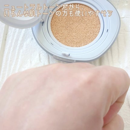 ブリージンググロークッション/Healus/クッションファンデーションを使ったクチコミ(5枚目)