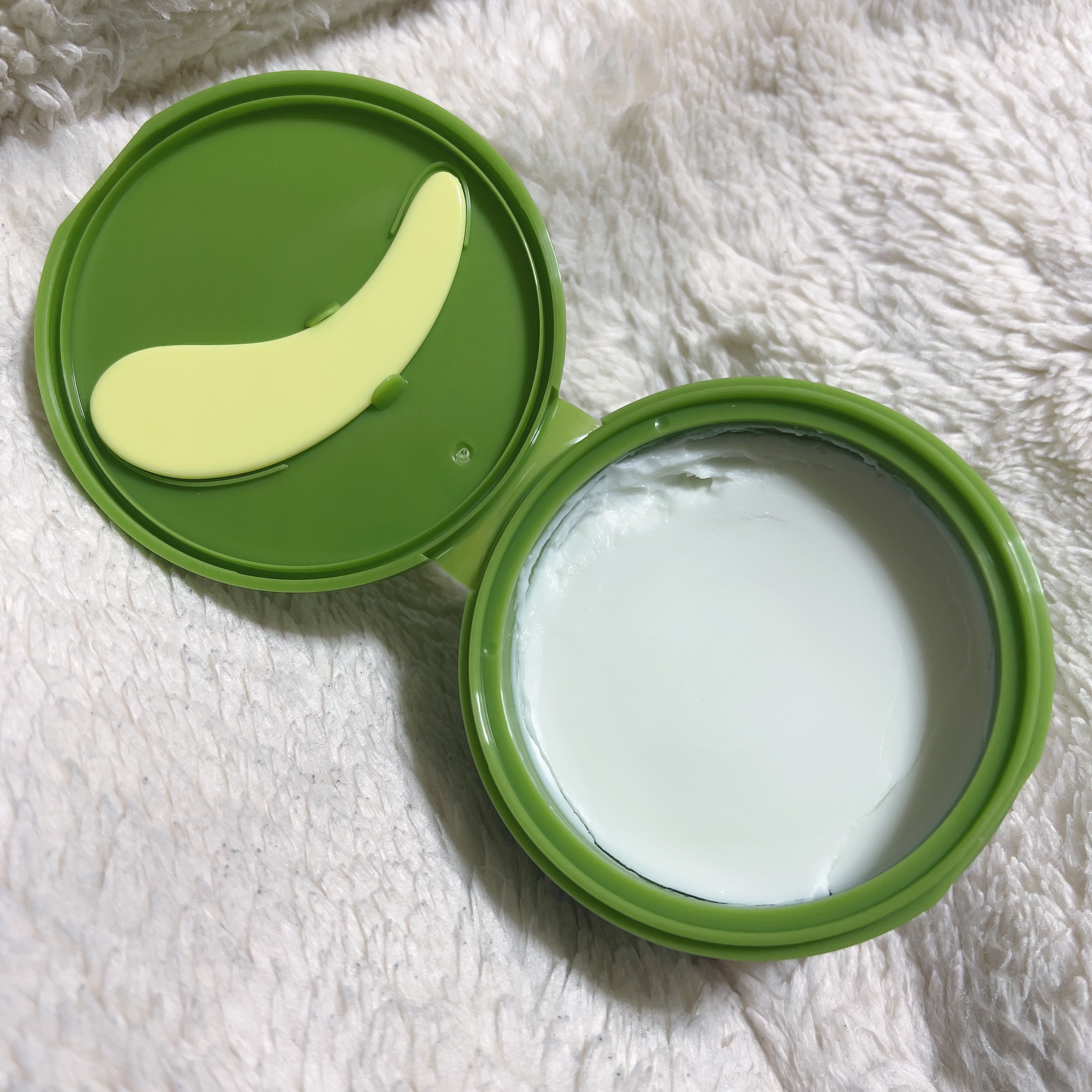 緑豆毛穴クレンジングミルクバーム/beplain/クレンジングバームを使ったクチコミ（2枚目）