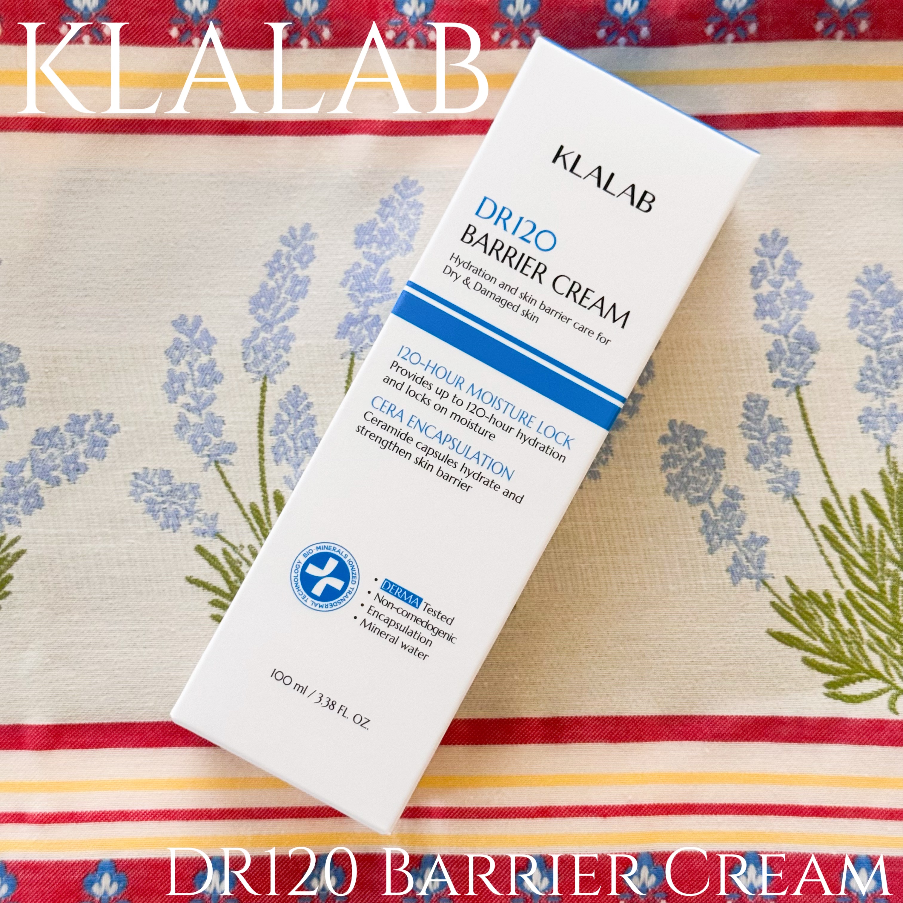 ディーアール120 バリアクリーム/KLALAB/フェイスクリームを使ったクチコミ（1枚目）