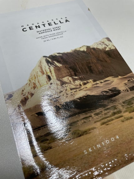 センテラ ウォーターゲルシートアンプルマスク/SKIN1004/シートマスク・パックを使ったクチコミ(1枚目)