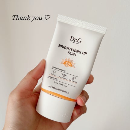 ブライトニングアップサンプラス/Dr.G/日焼け止めクリームを使ったクチコミ(1枚目)