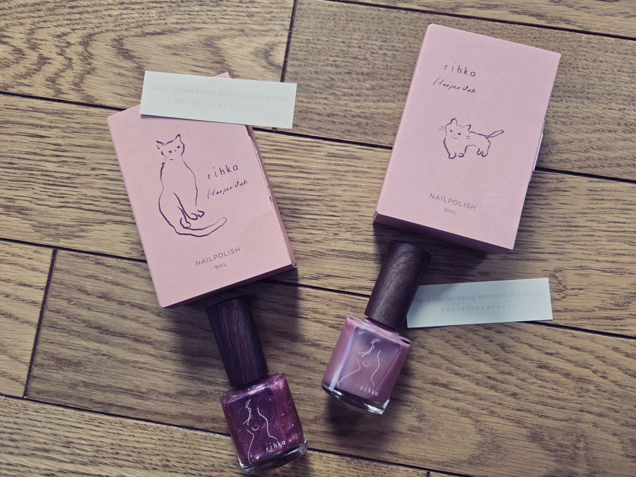 ネイルポリッシュ RNP103 câlin（カラン）/rihka/マニキュアを使ったクチコミ（1枚目）