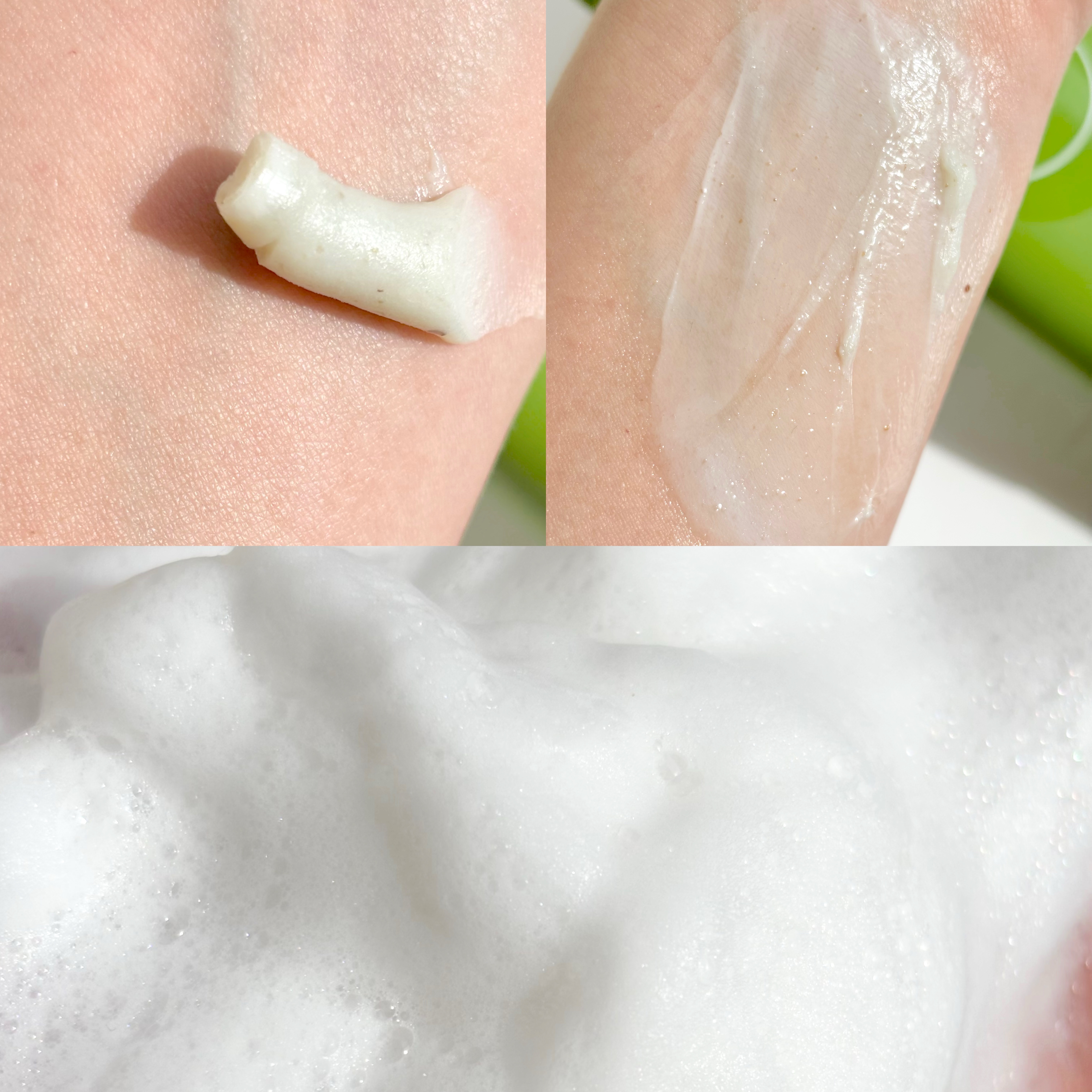 緑豆弱酸性洗顔フォーム/beplain/洗顔フォームを使ったクチコミ（3枚目）