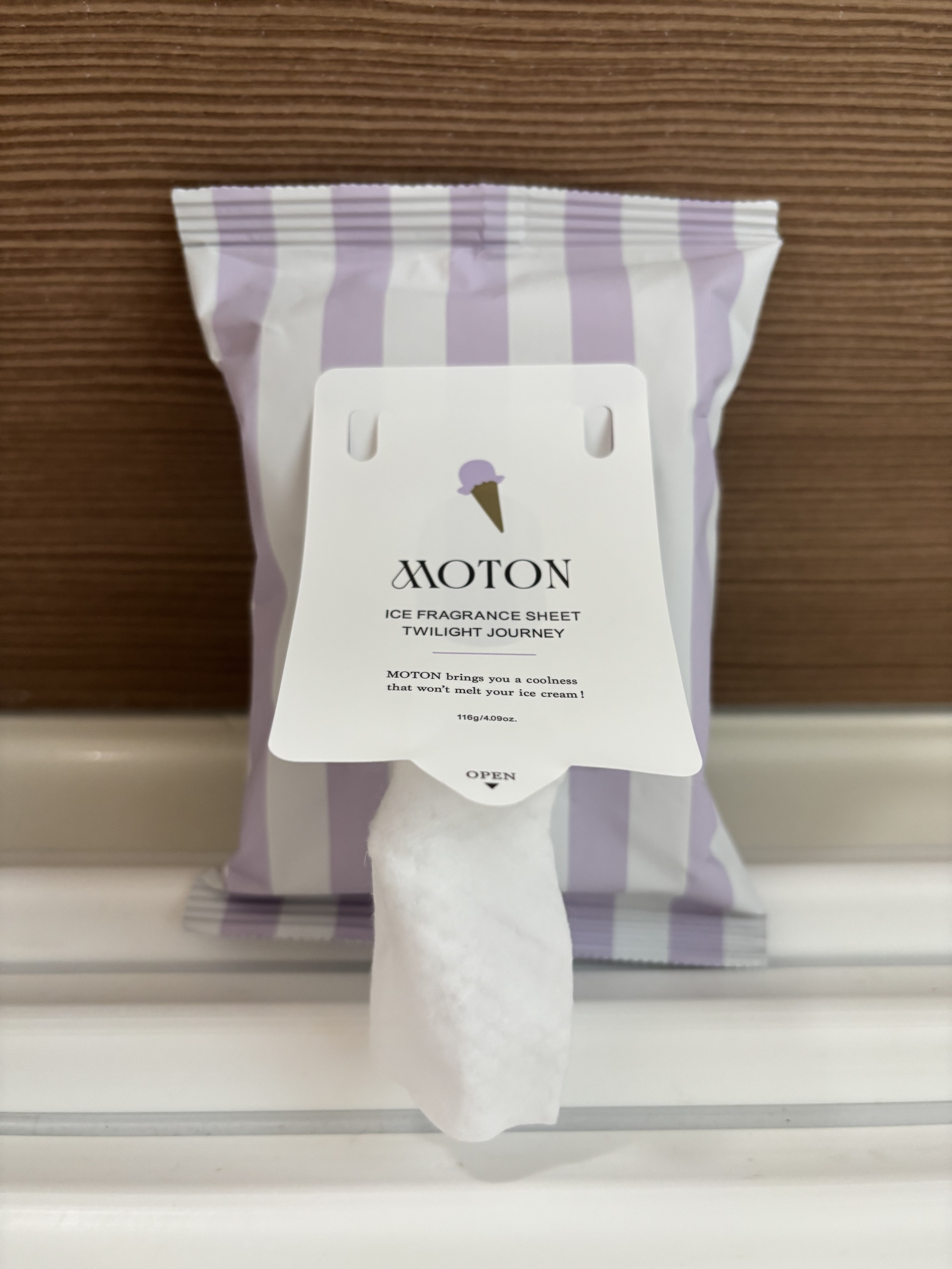 アイスフレグランスシート TWILIGHT JOURNEY/MOTON/ボディシートを使ったクチコミ（1枚目）