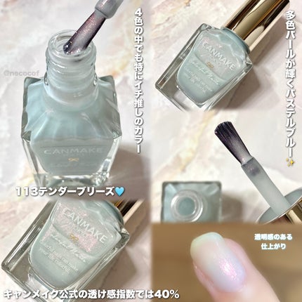 カラフルネイルズ/キャンメイク/マニキュアを使ったクチコミ(5枚目)