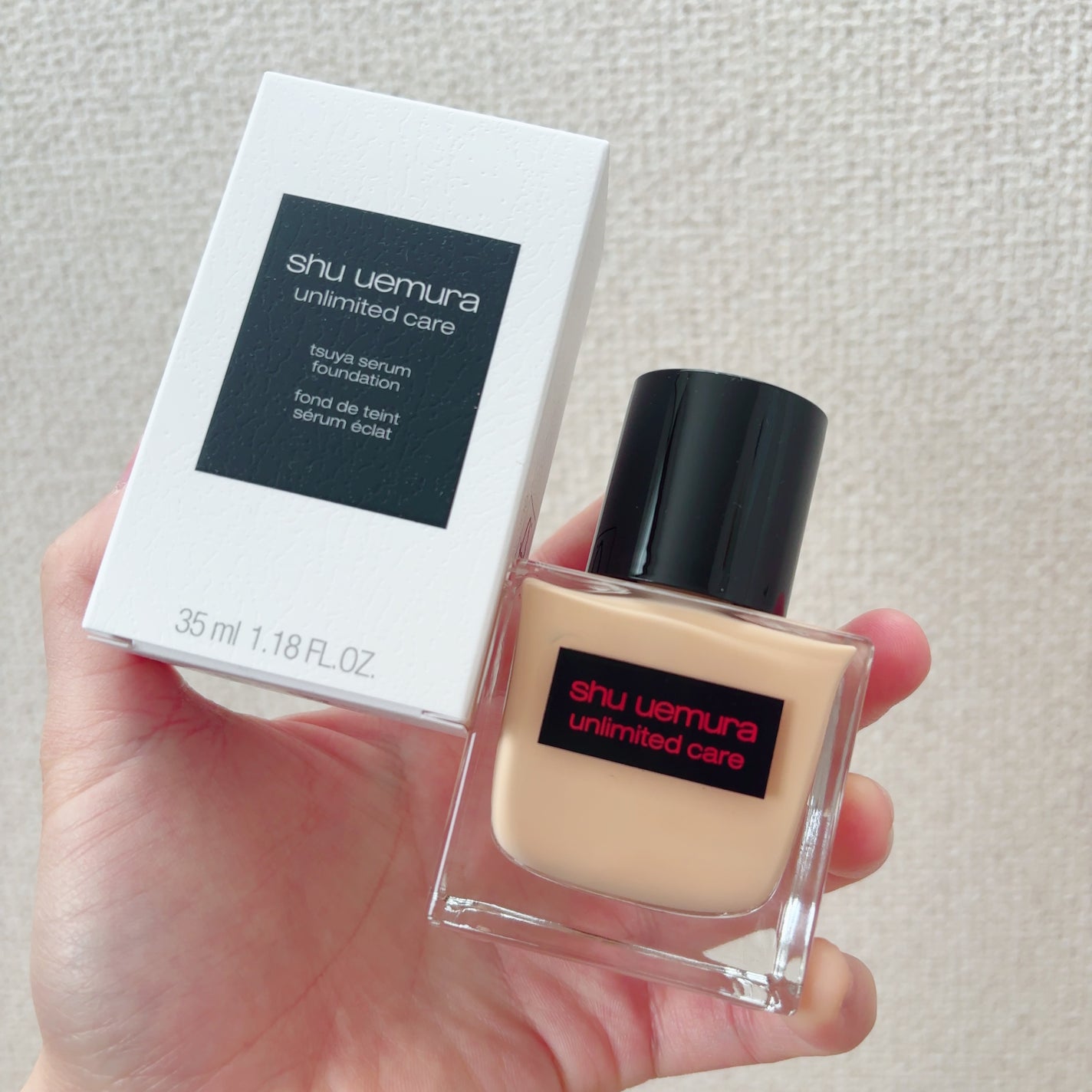 アンリミテッド ケア ツヤ セラム ファンデーション/shu uemura/リキッドファンデーションを使ったクチコミ(1枚目)