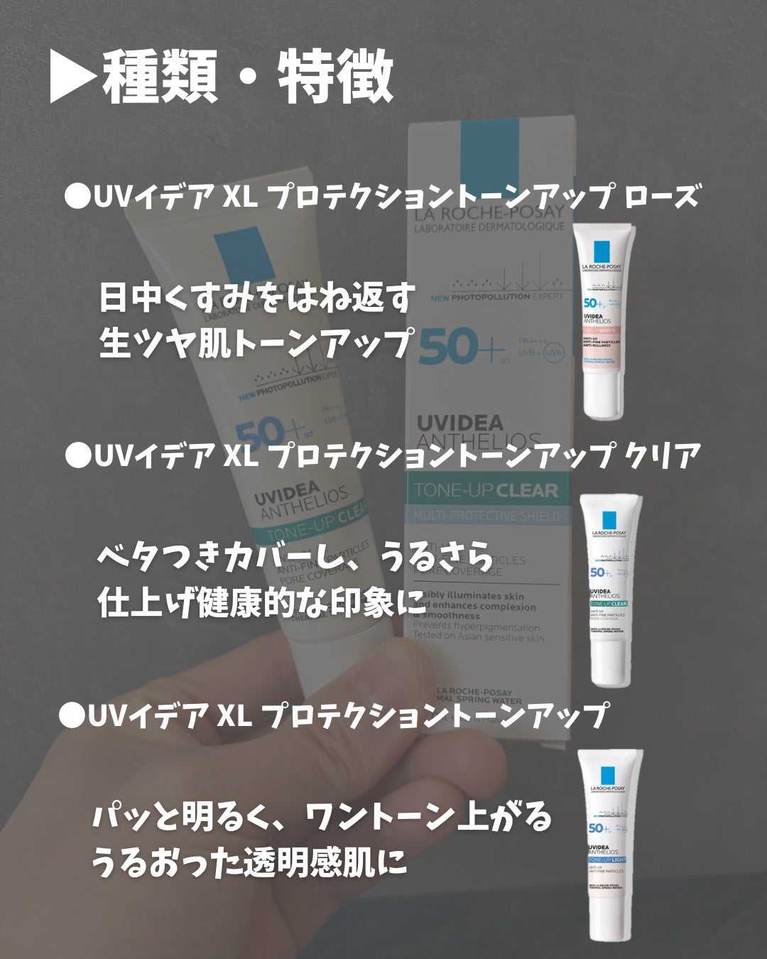 UVイデア XL プロテクショントーンアップ クリア/ラ ロッシュ ポゼ/化粧下地を使ったクチコミ(3枚目)