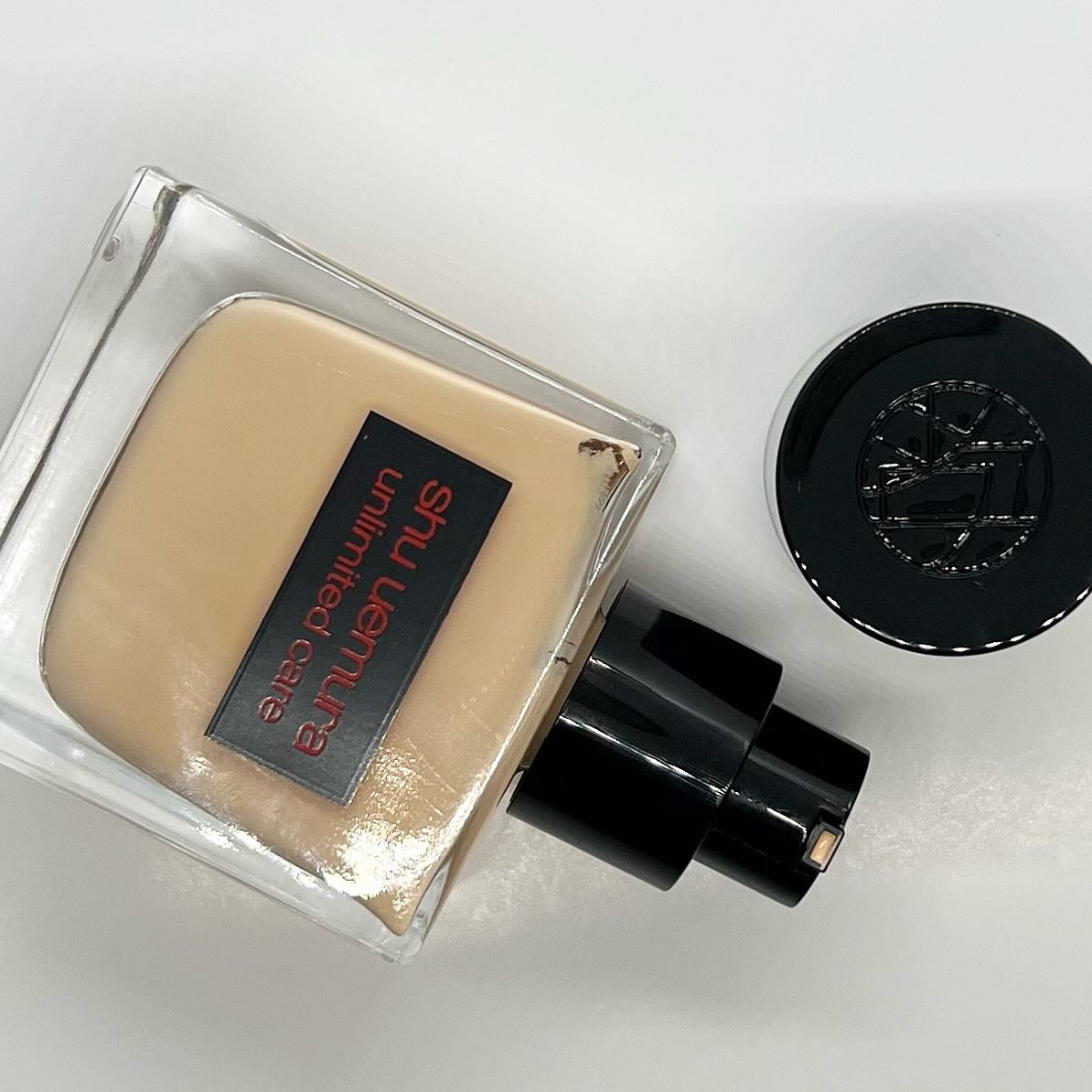 アンリミテッド ケア ツヤ セラム ファンデーション/shu uemura/リキッドファンデーションを使ったクチコミ（2枚目）