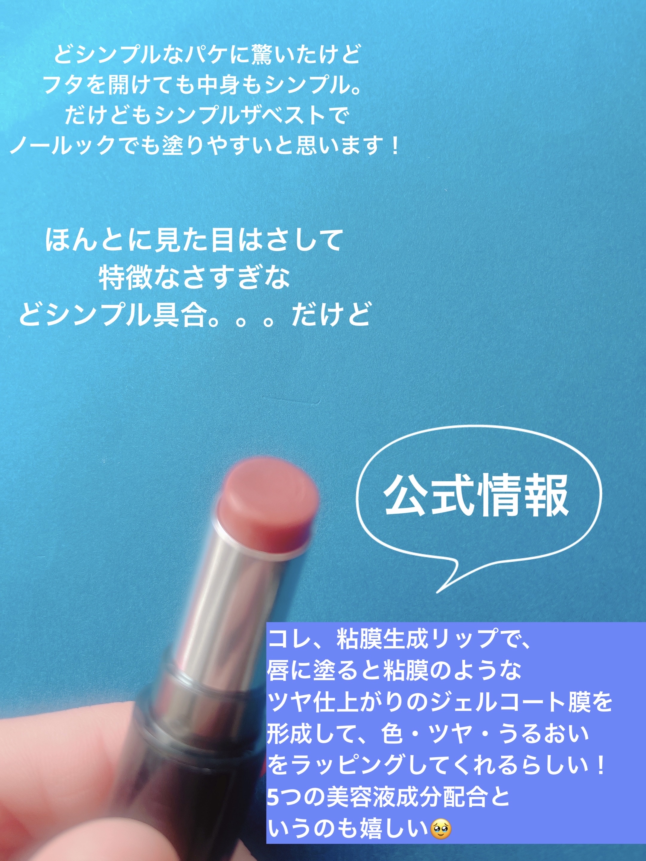 メロウラッピングルージュ/LIPGUARDIAN/口紅を使ったクチコミ（2枚目）