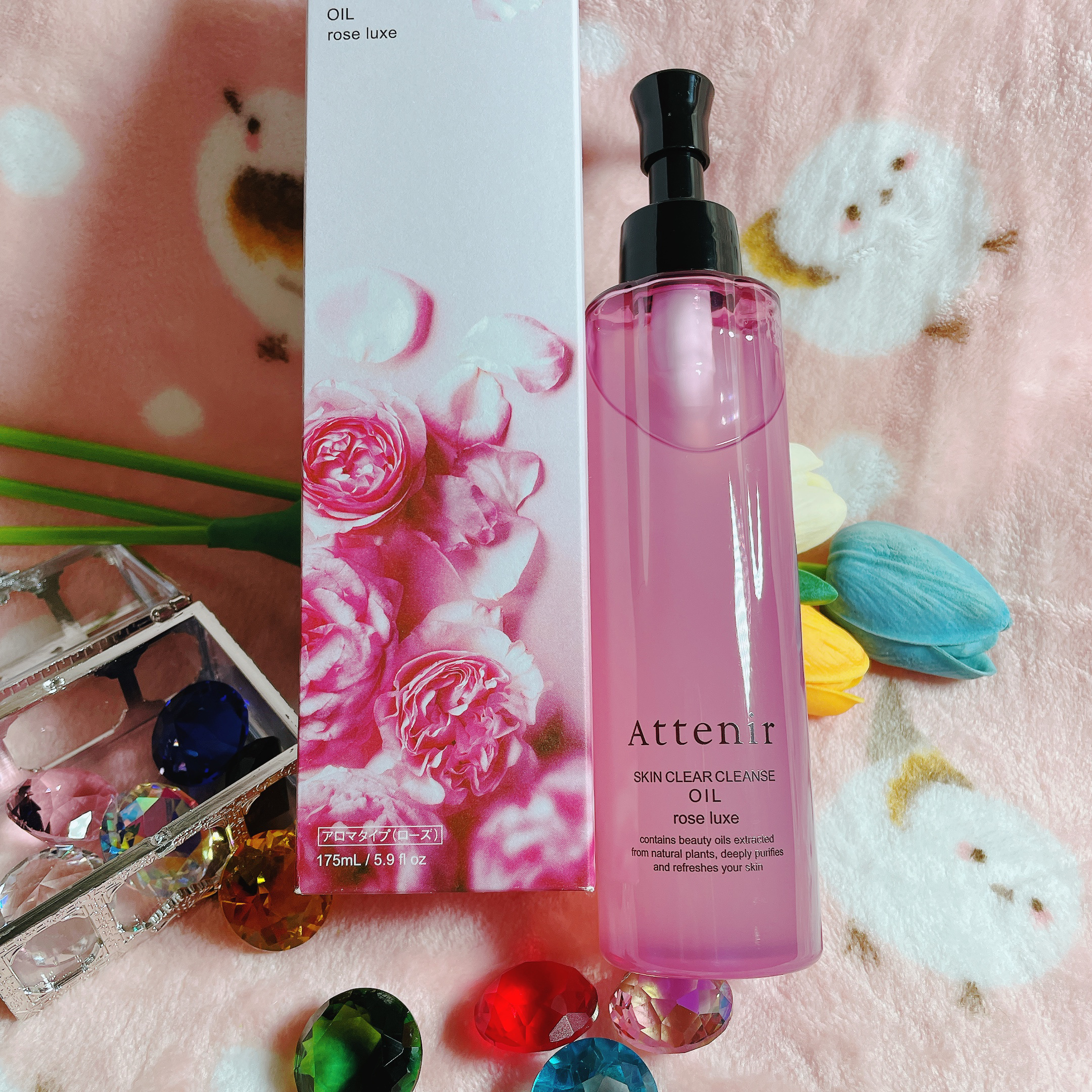 スキンクリア クレンズ オイル アロマタイプ ブーケ ド ローズ /アテニア/オイルクレンジングを使ったクチコミ（3枚目）